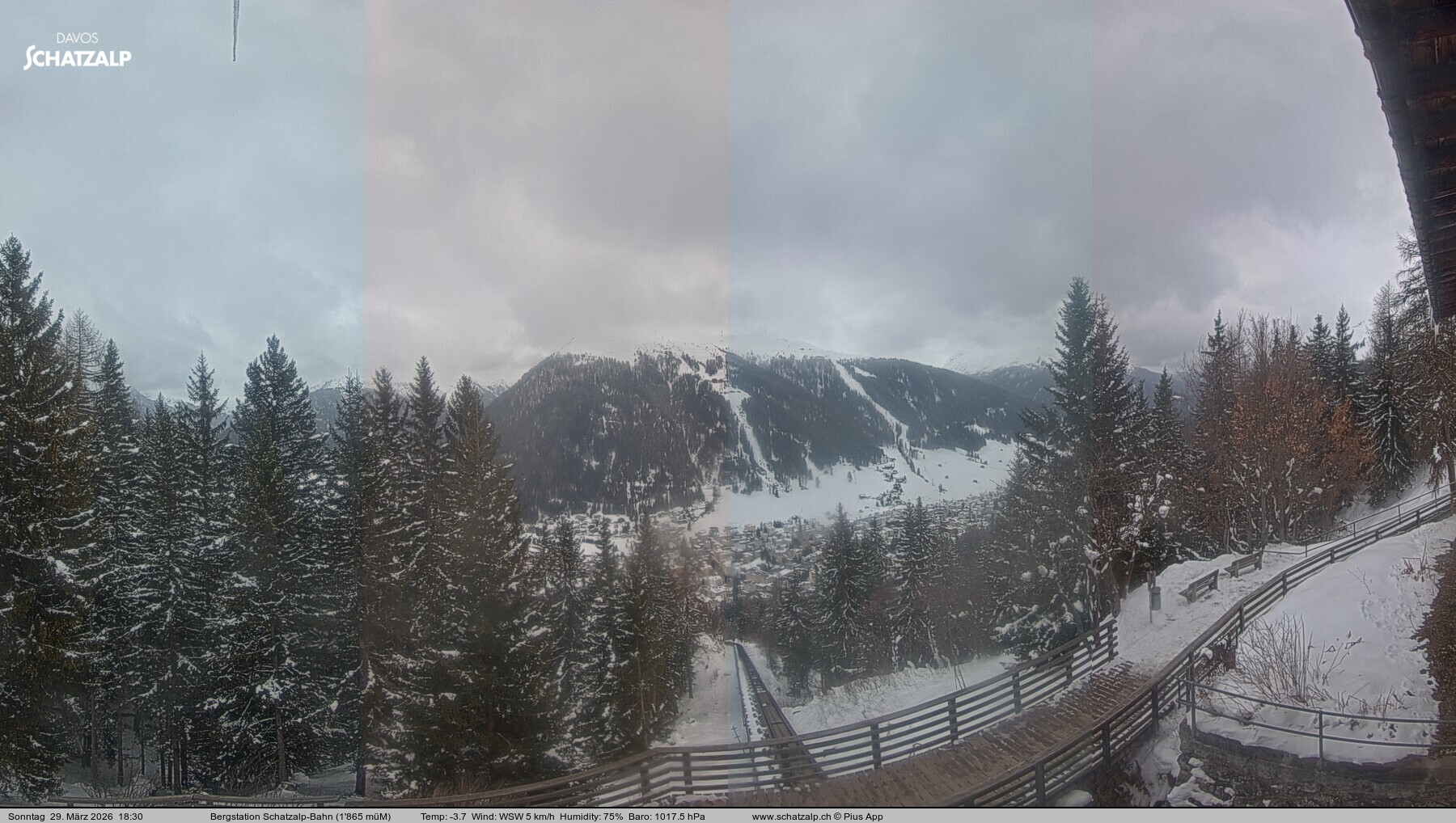 Archiv Foto Webcam Schatzalp