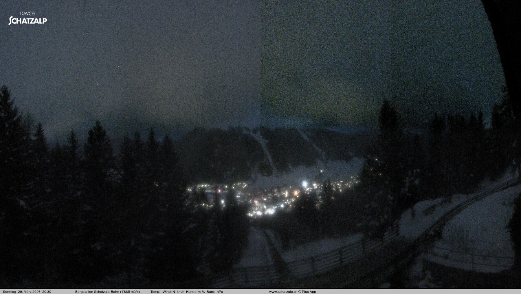 Archiv Foto Webcam Schatzalp