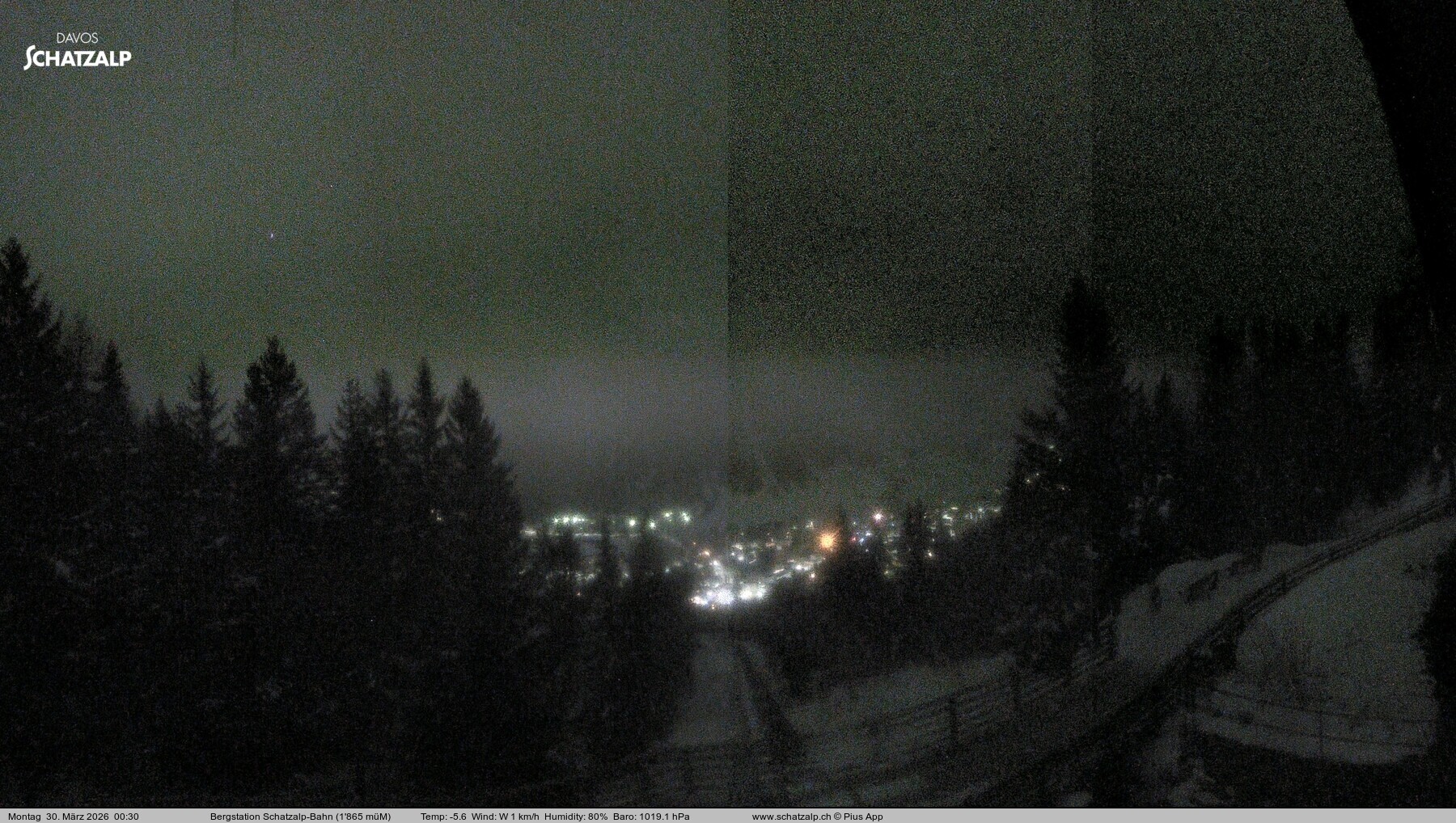 Archiv Foto Webcam Schatzalp