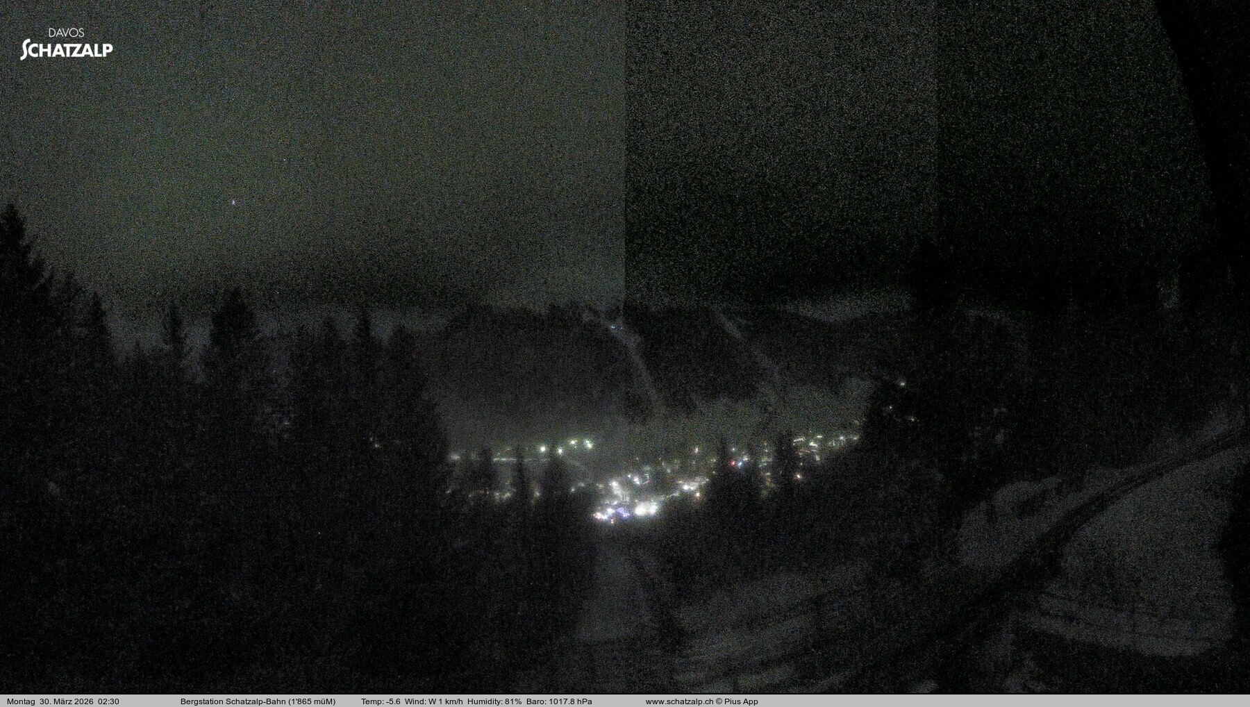 Archiv Foto Webcam Schatzalp