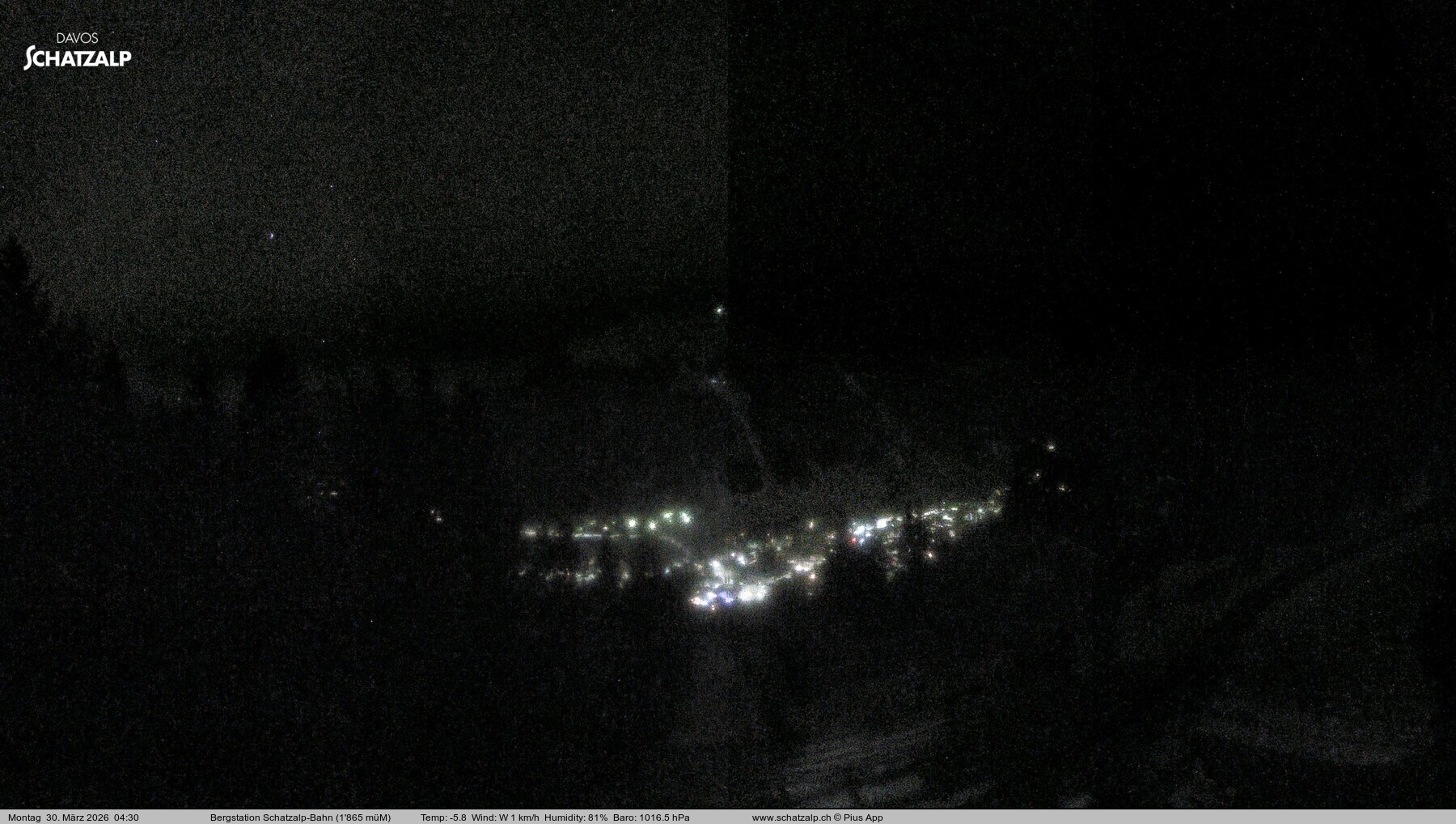 Archiv Foto Webcam Schatzalp