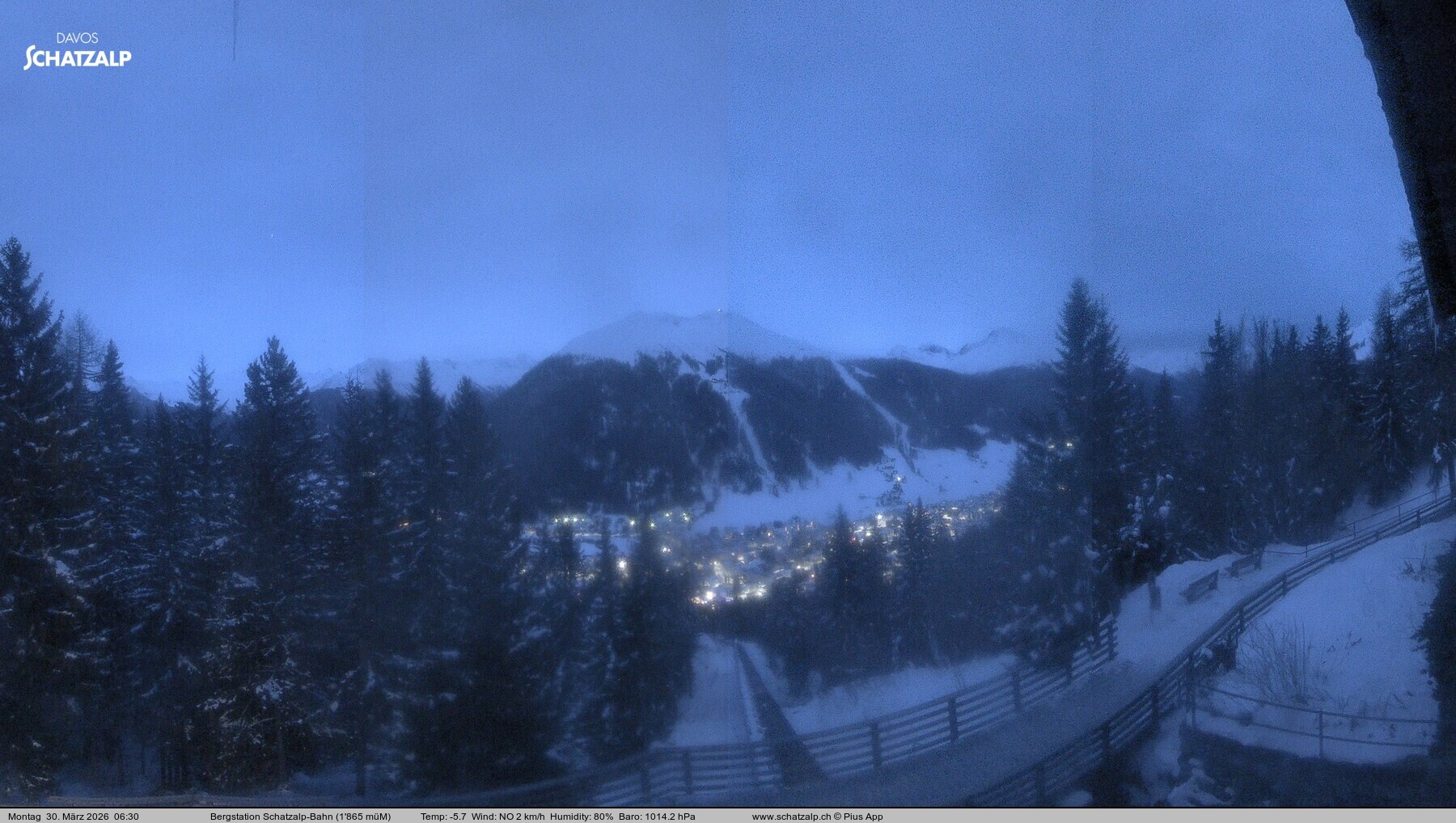 Archiv Foto Webcam Schatzalp