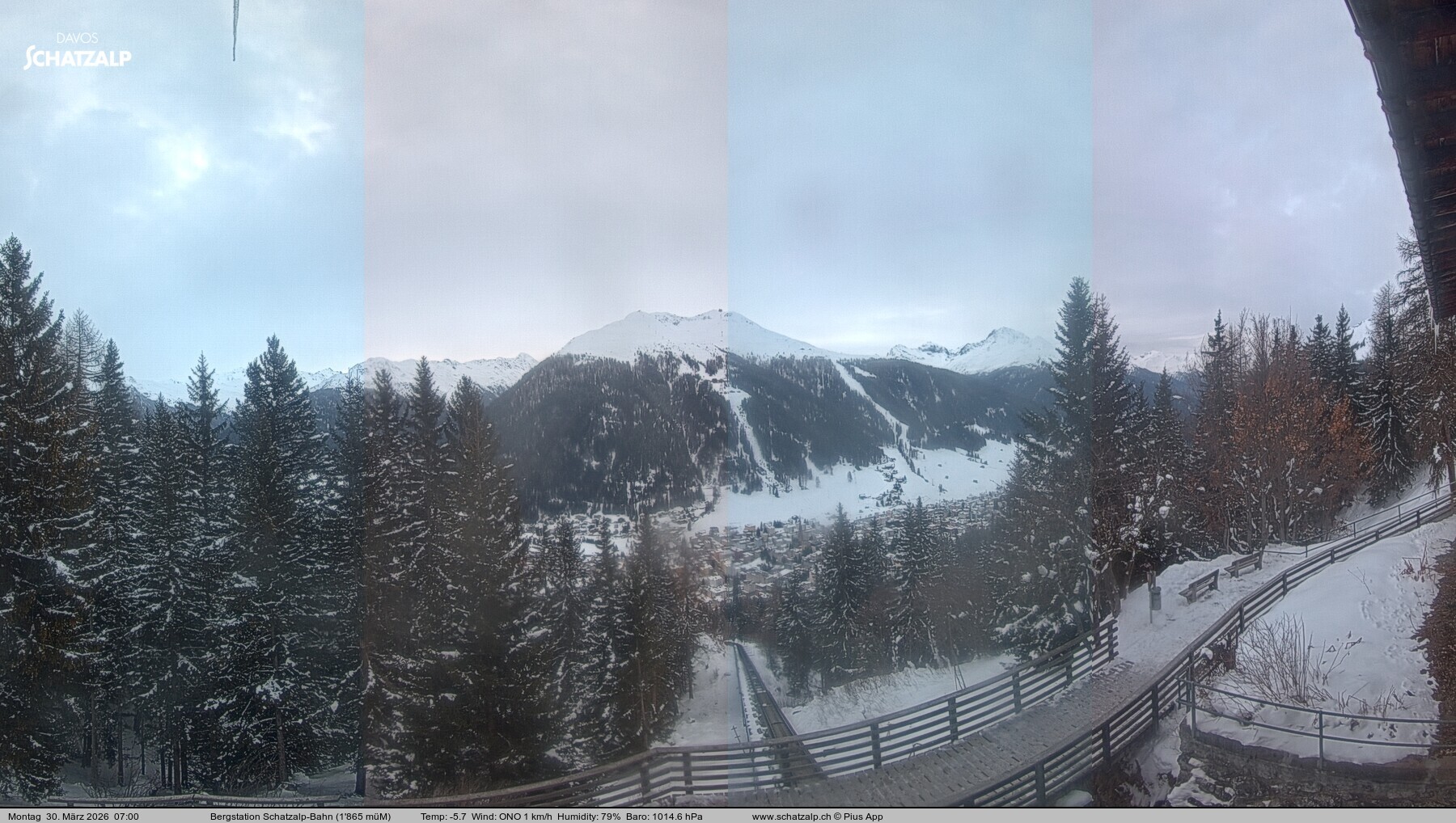 Archiv Foto Webcam Schatzalp