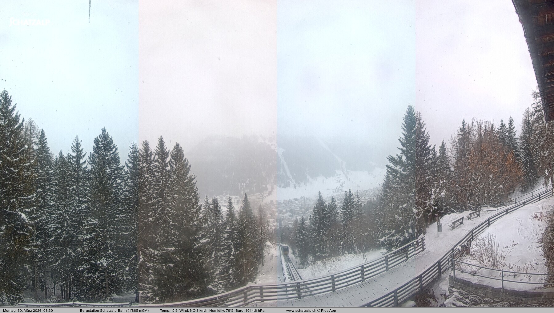 Archiv Foto Webcam Schatzalp