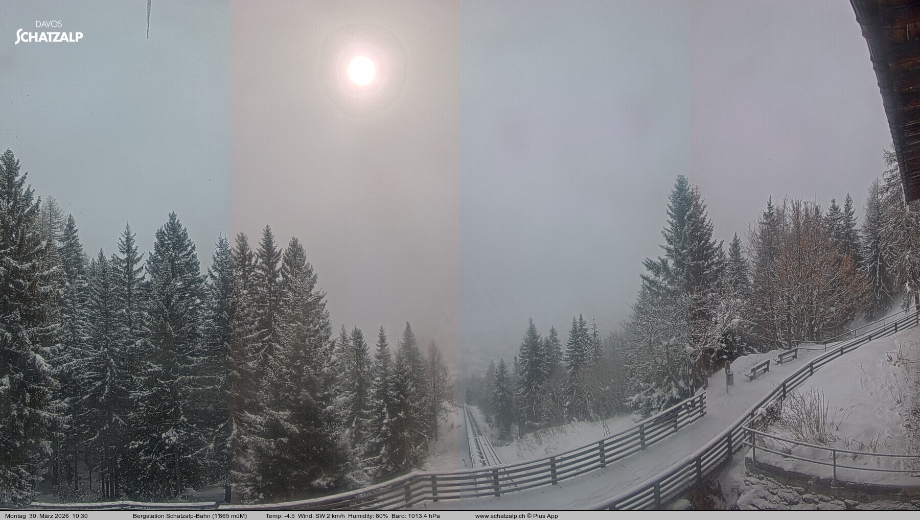 Archiv Foto Webcam Schatzalp