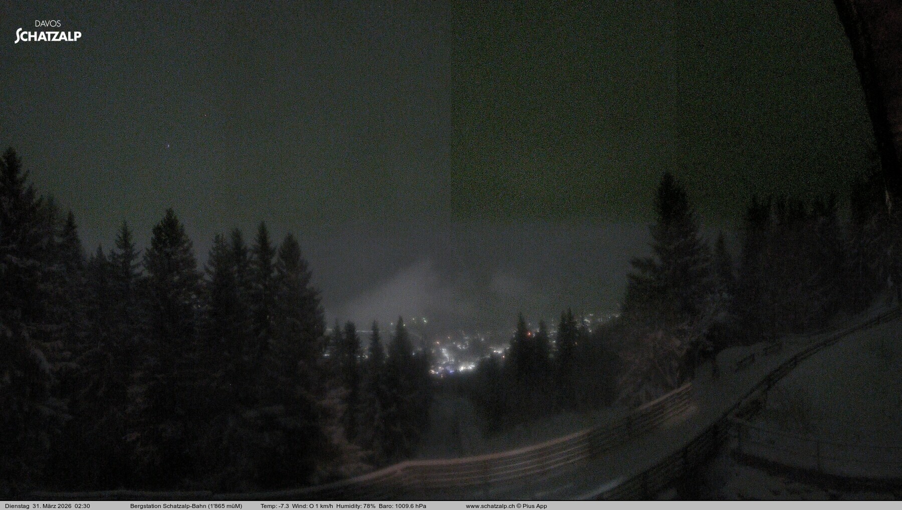 Archiv Foto Webcam Schatzalp