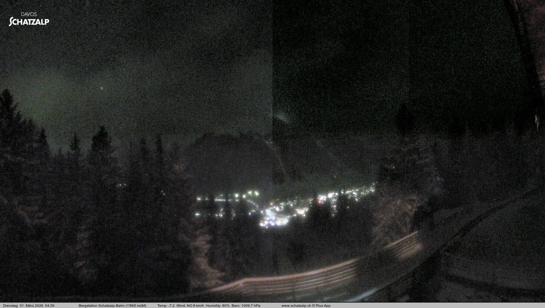 Archiv Foto Webcam Schatzalp