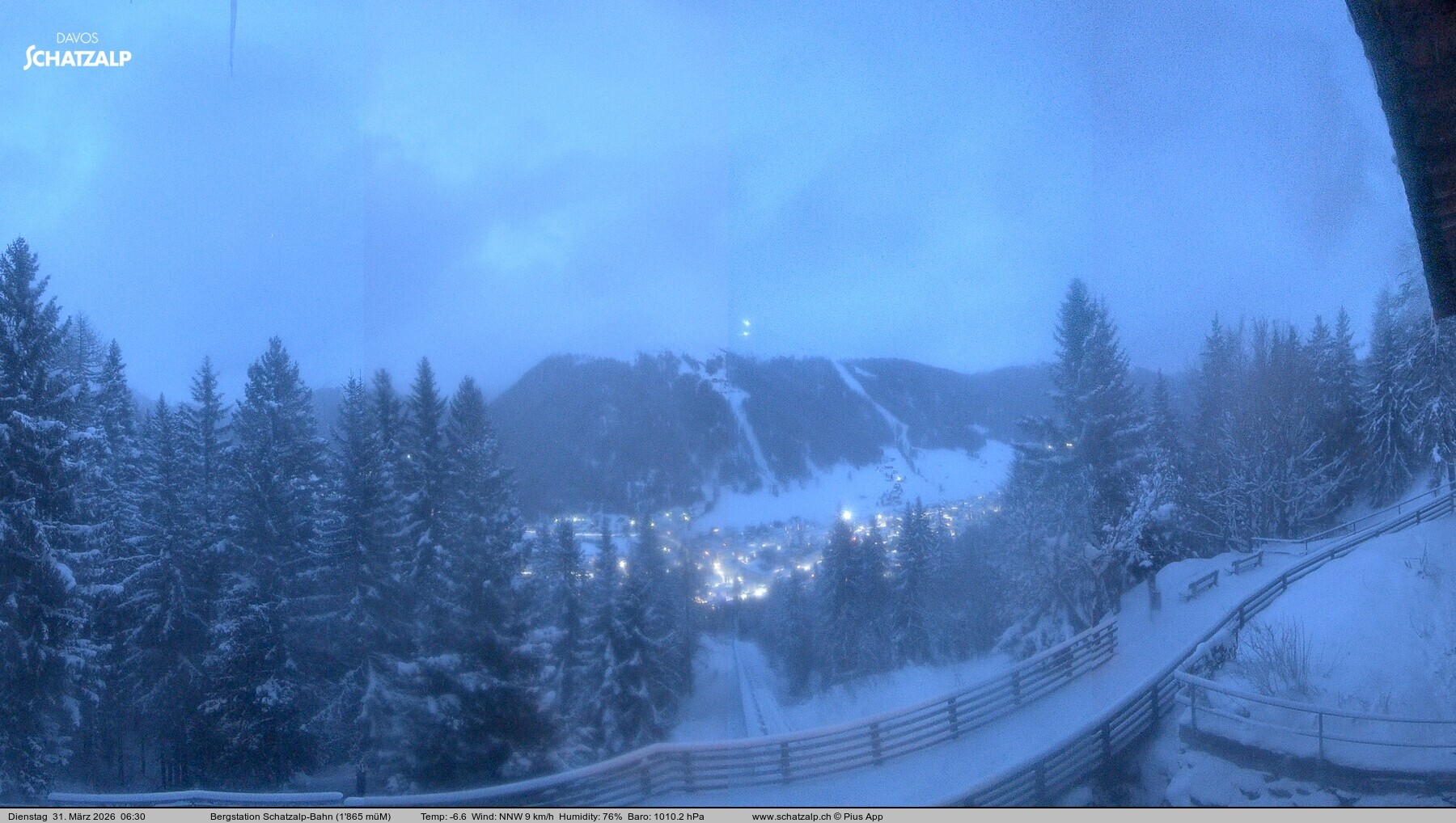 Archiv Foto Webcam Schatzalp