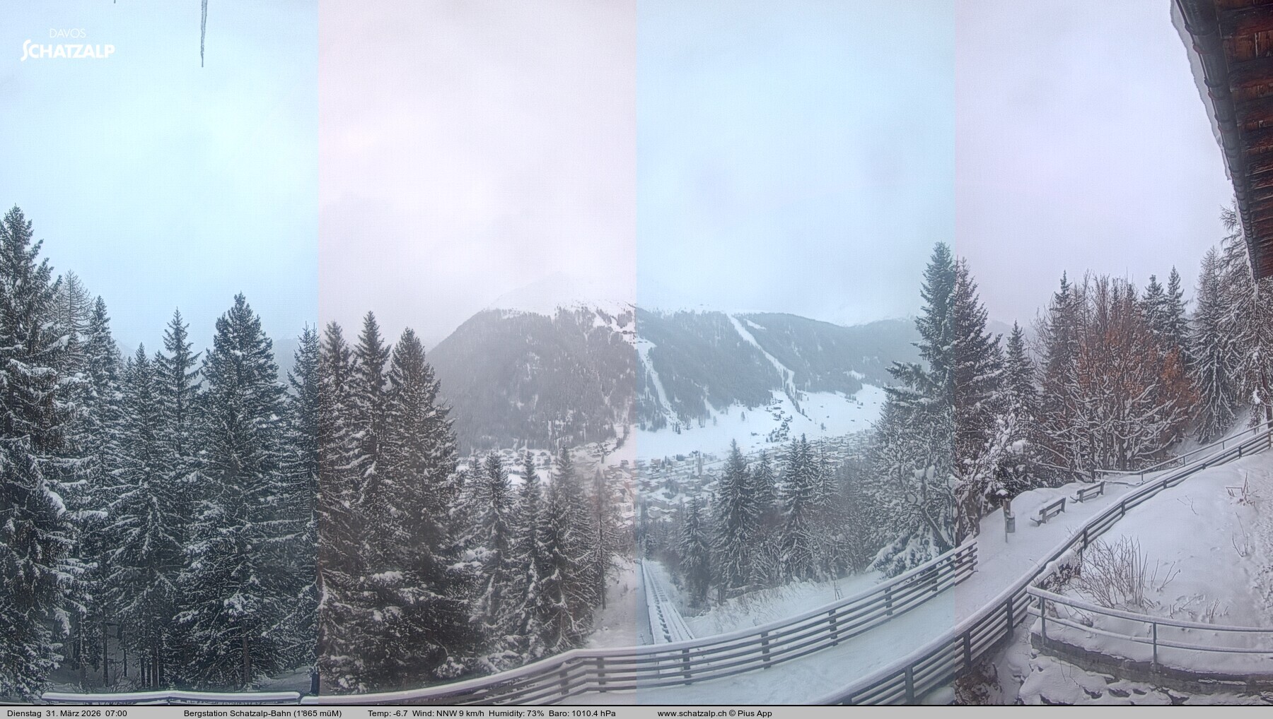 Archiv Foto Webcam Schatzalp