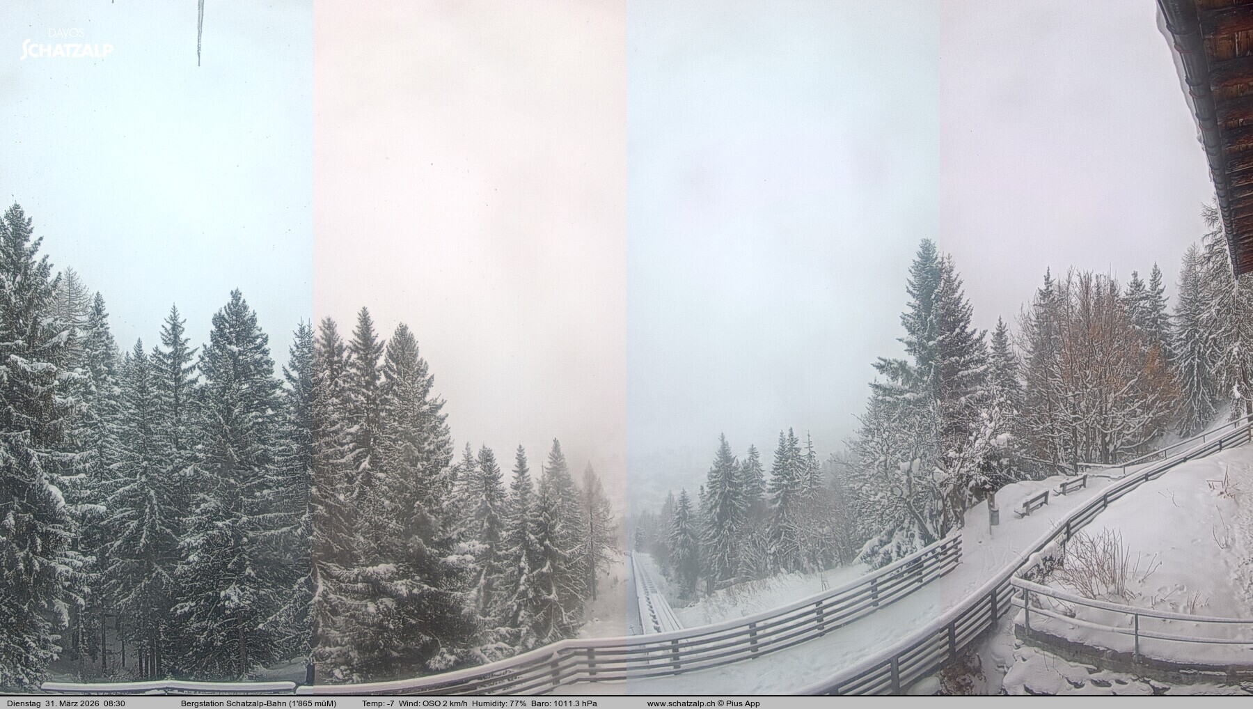 Archiv Foto Webcam Schatzalp