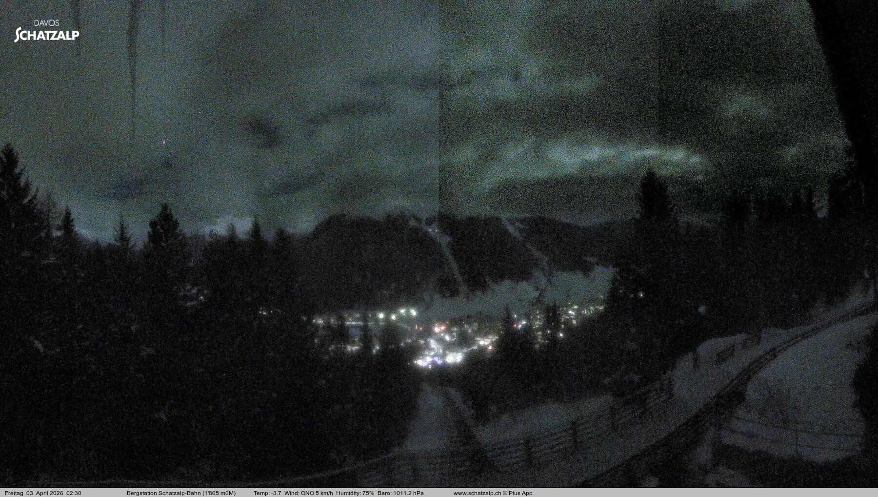 Archived image Webcam at Schatzalp