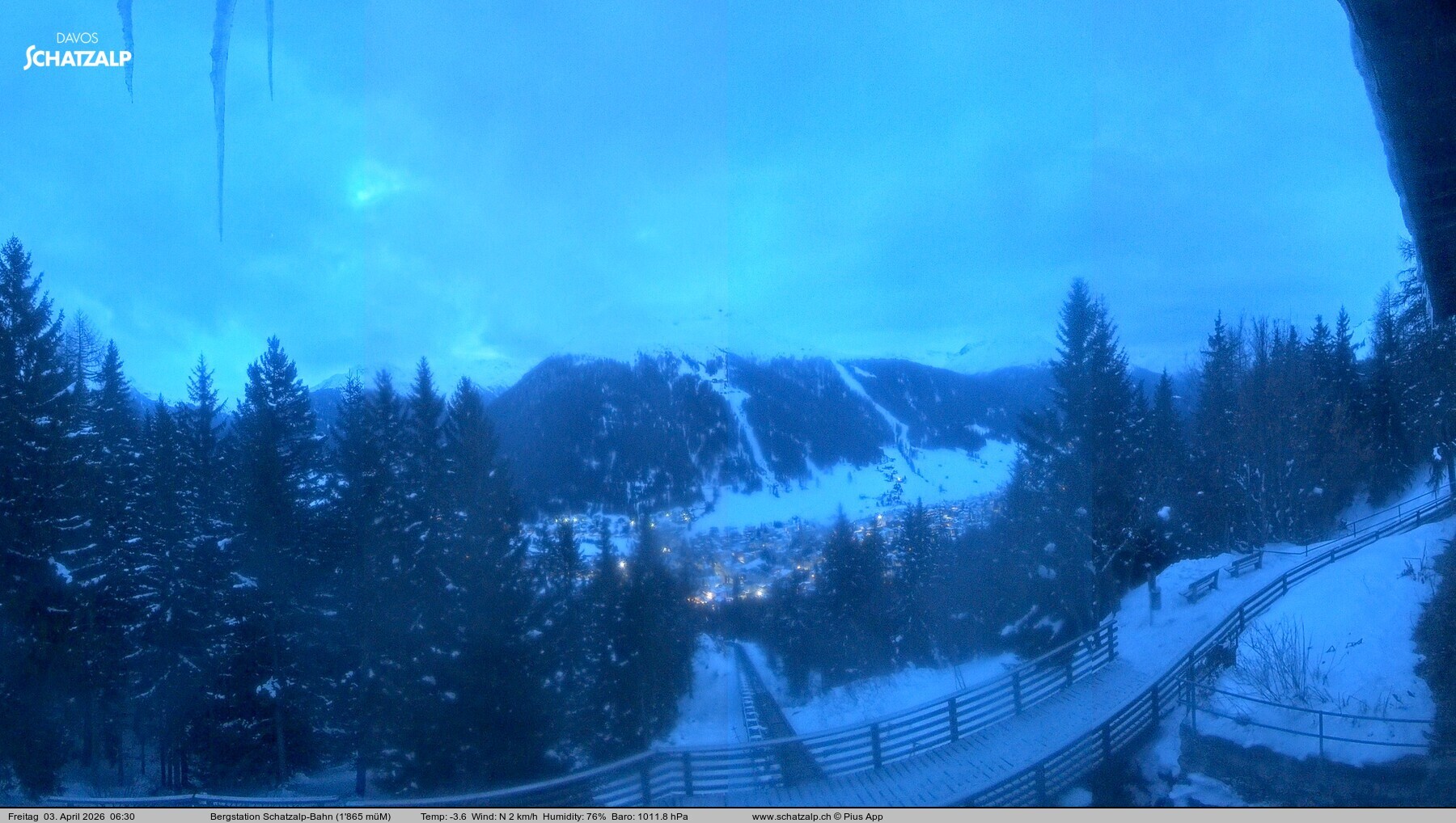 Archiv Foto Webcam Schatzalp