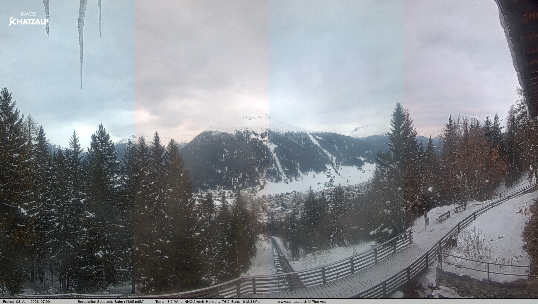 Archiv Foto Webcam Schatzalp