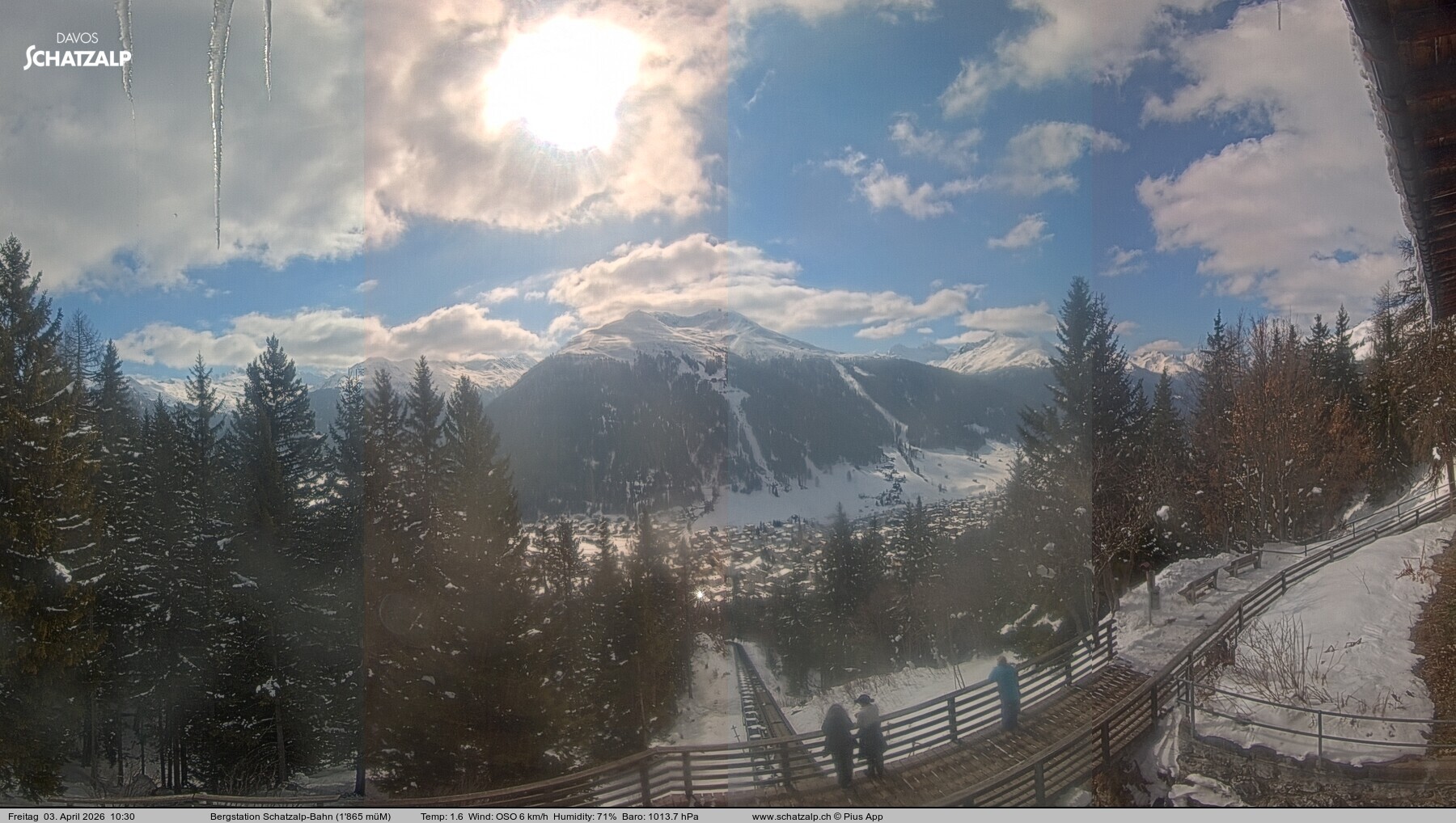 Archiv Foto Webcam Schatzalp