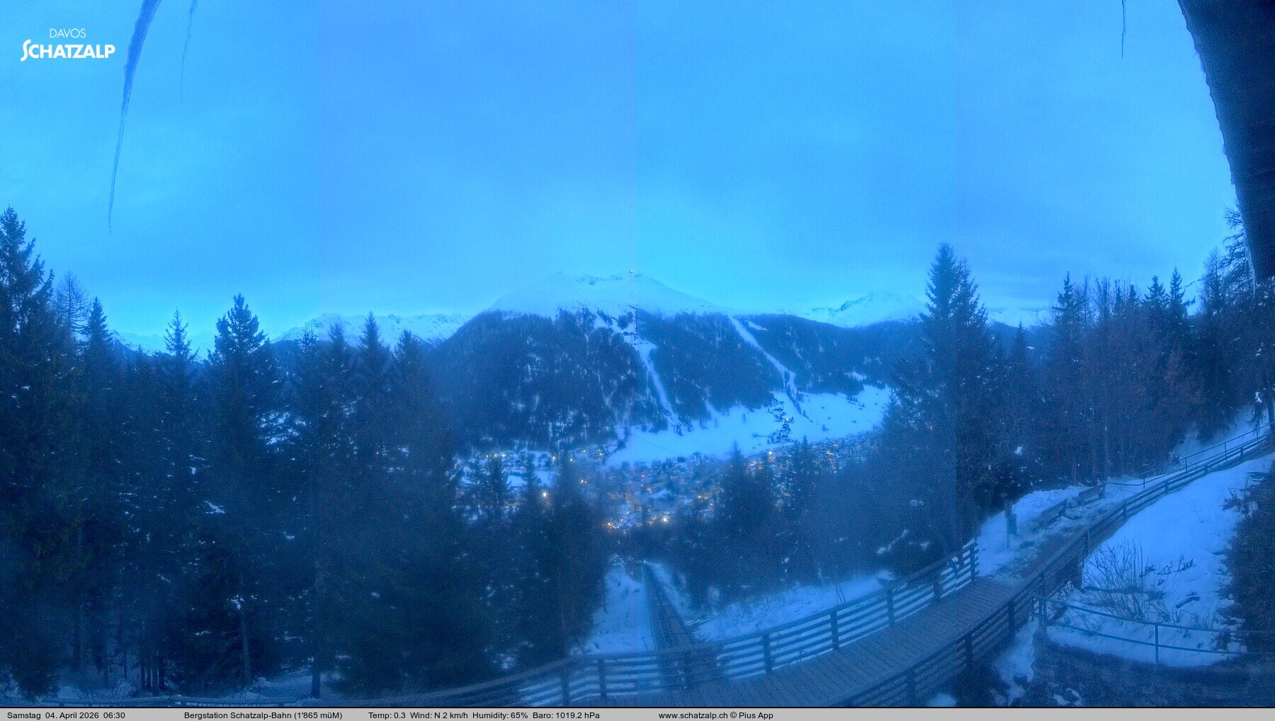 Archiv Foto Webcam Schatzalp