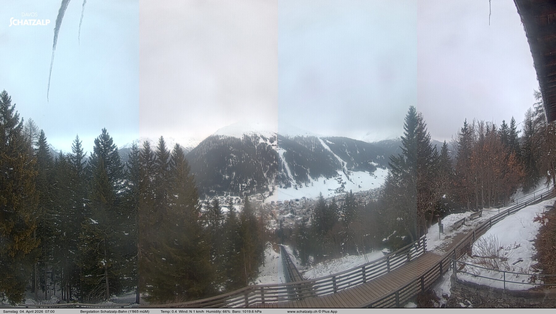 Archiv Foto Webcam Schatzalp