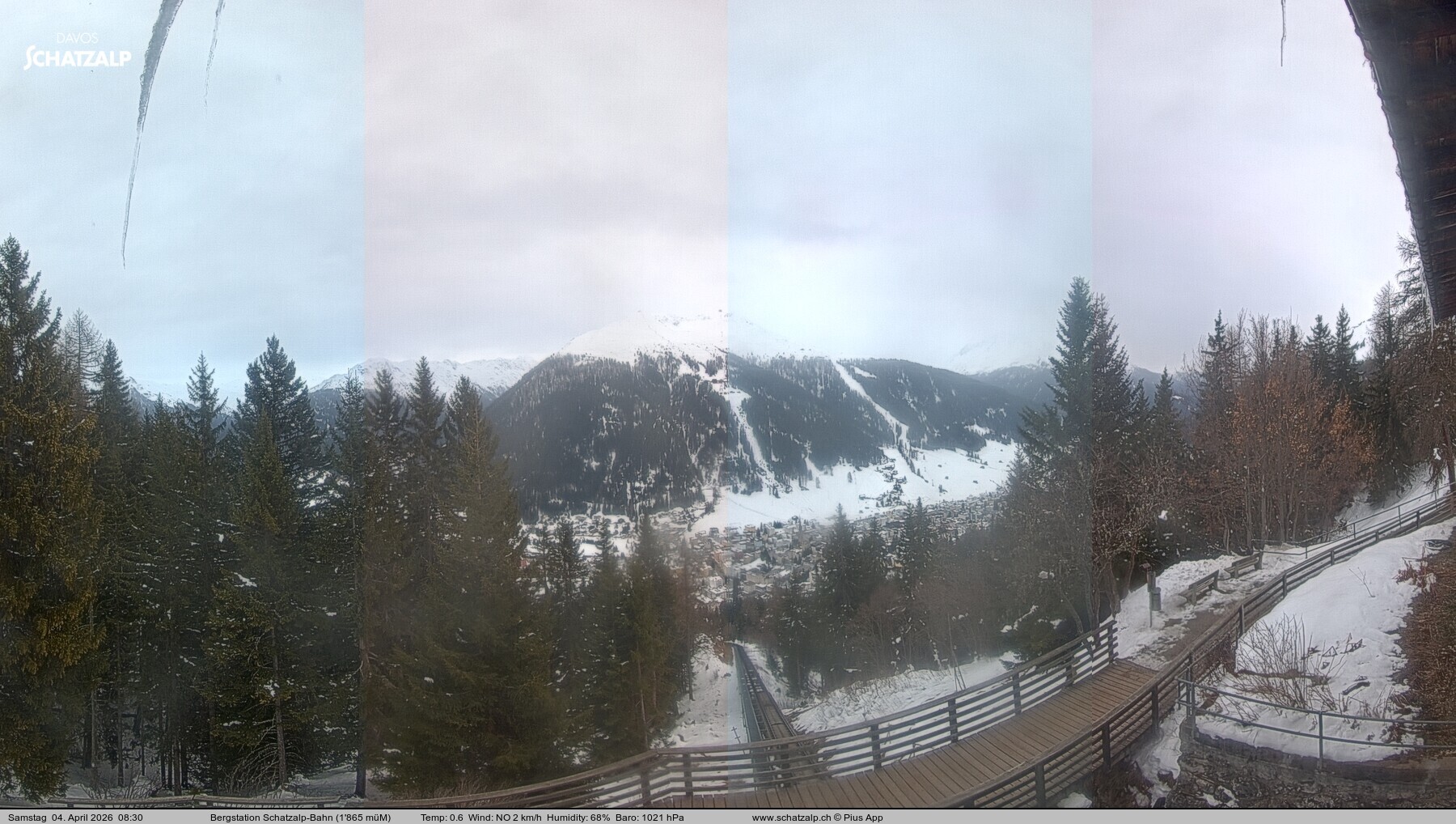 Archiv Foto Webcam Schatzalp