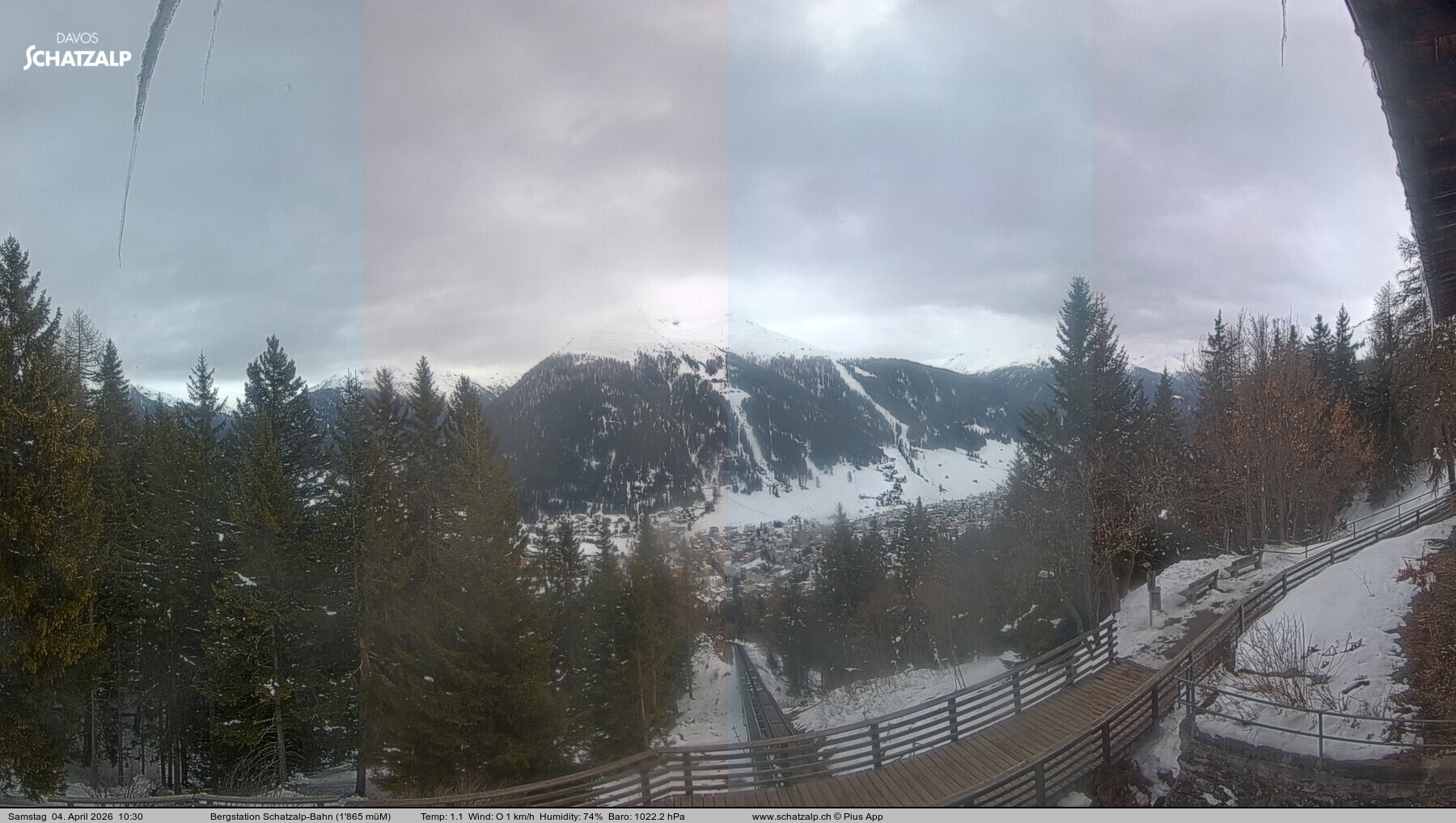 Archiv Foto Webcam Schatzalp