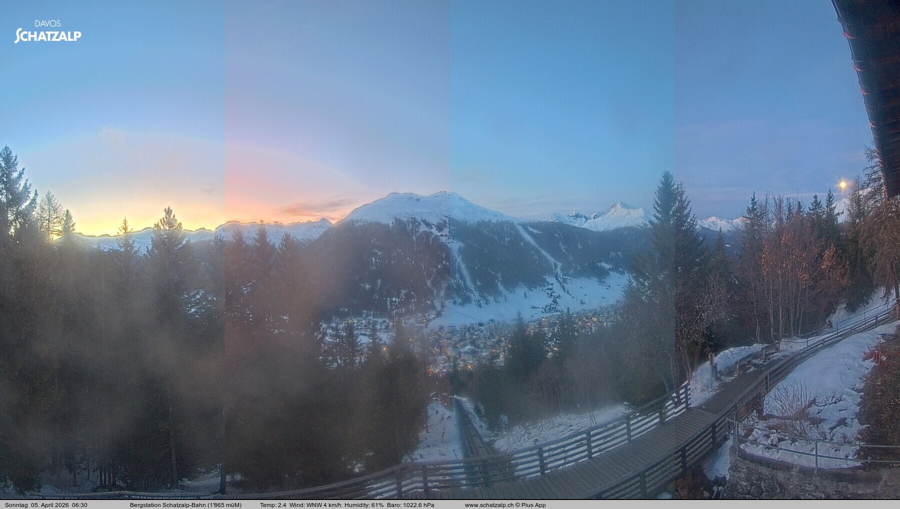 Archiv Foto Webcam Schatzalp