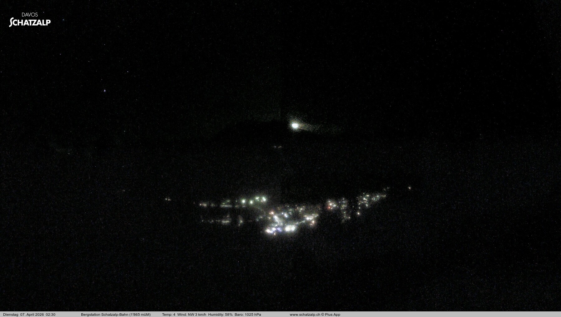 Archiv Foto Webcam Schatzalp