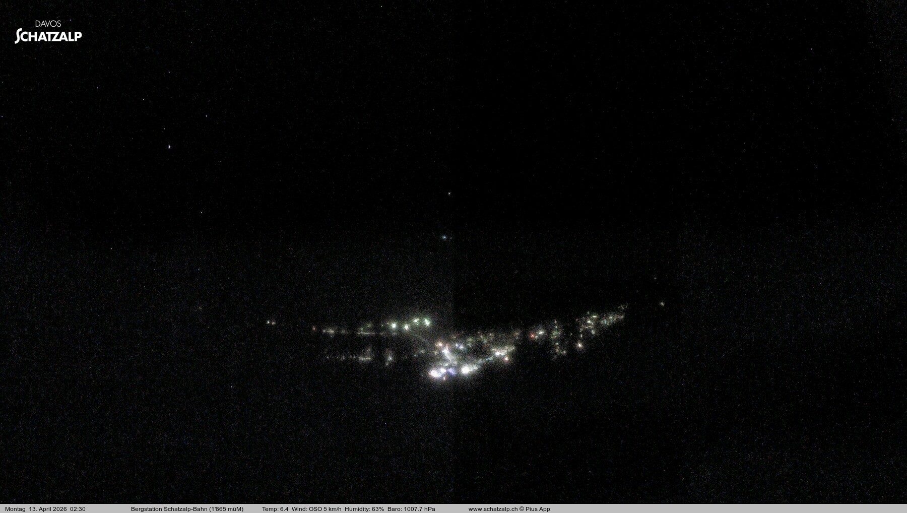 Archived image Webcam at Schatzalp