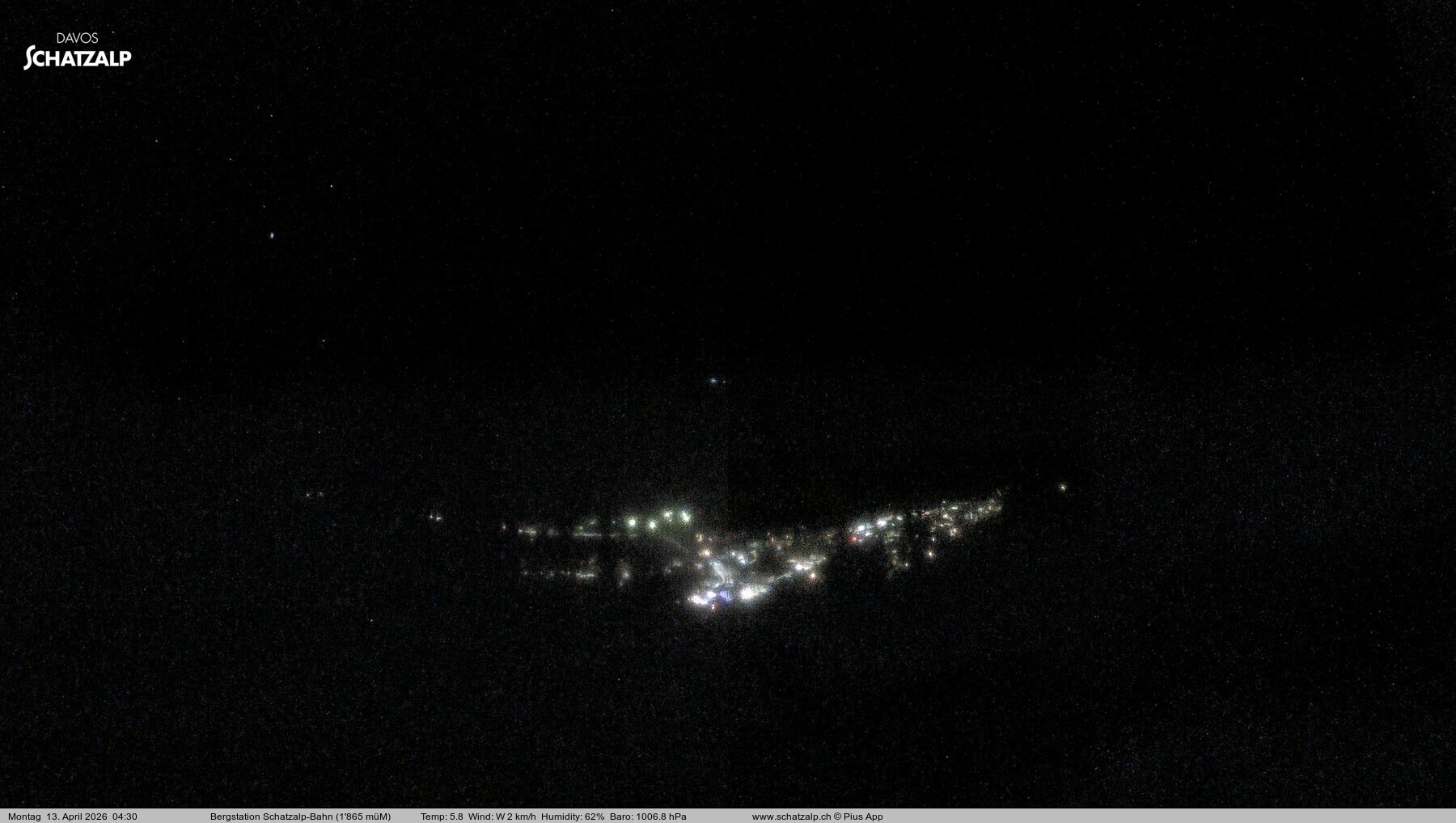 Archived image Webcam at Schatzalp