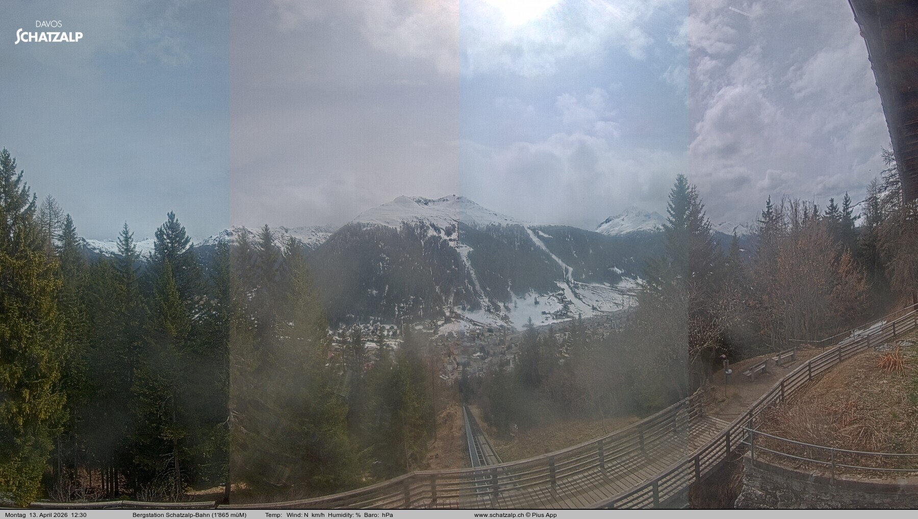 Archiv Foto Webcam Schatzalp