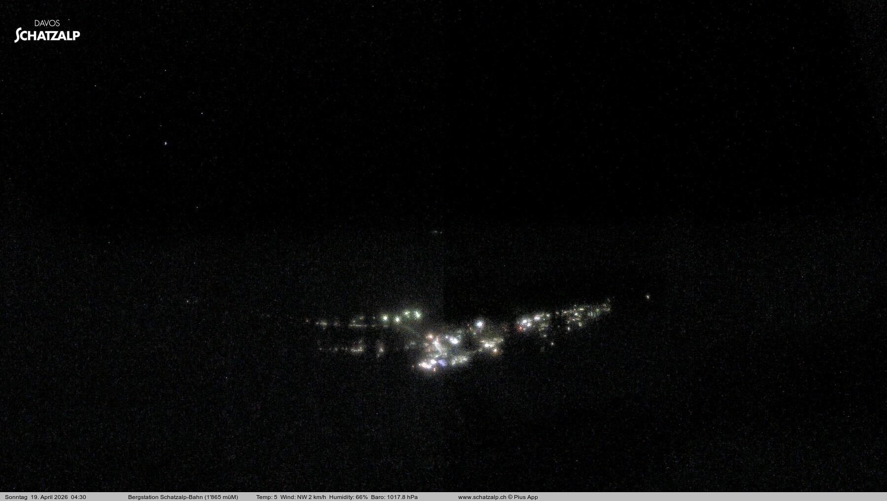 Archived image Webcam at Schatzalp