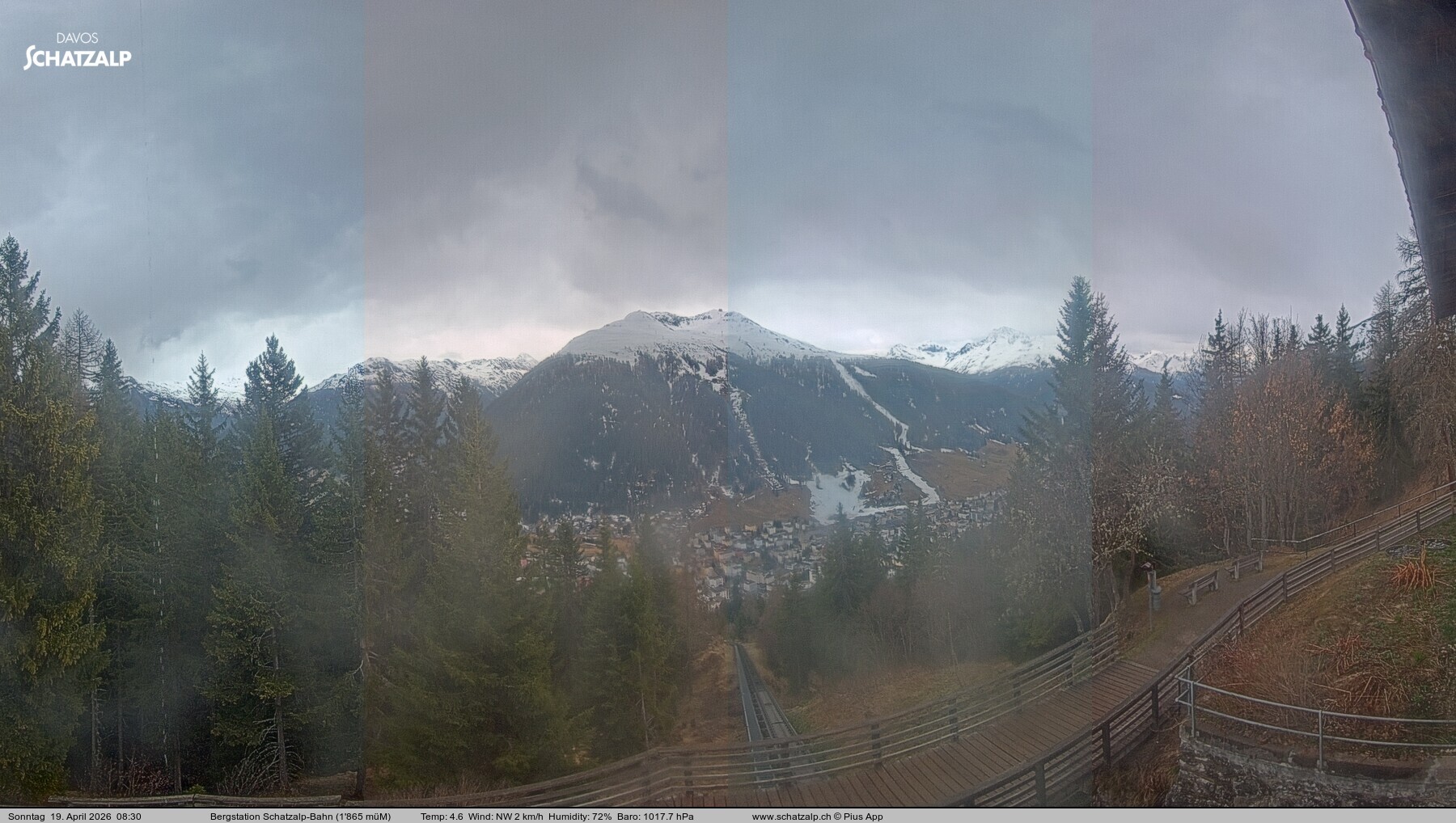 Archiv Foto Webcam Schatzalp