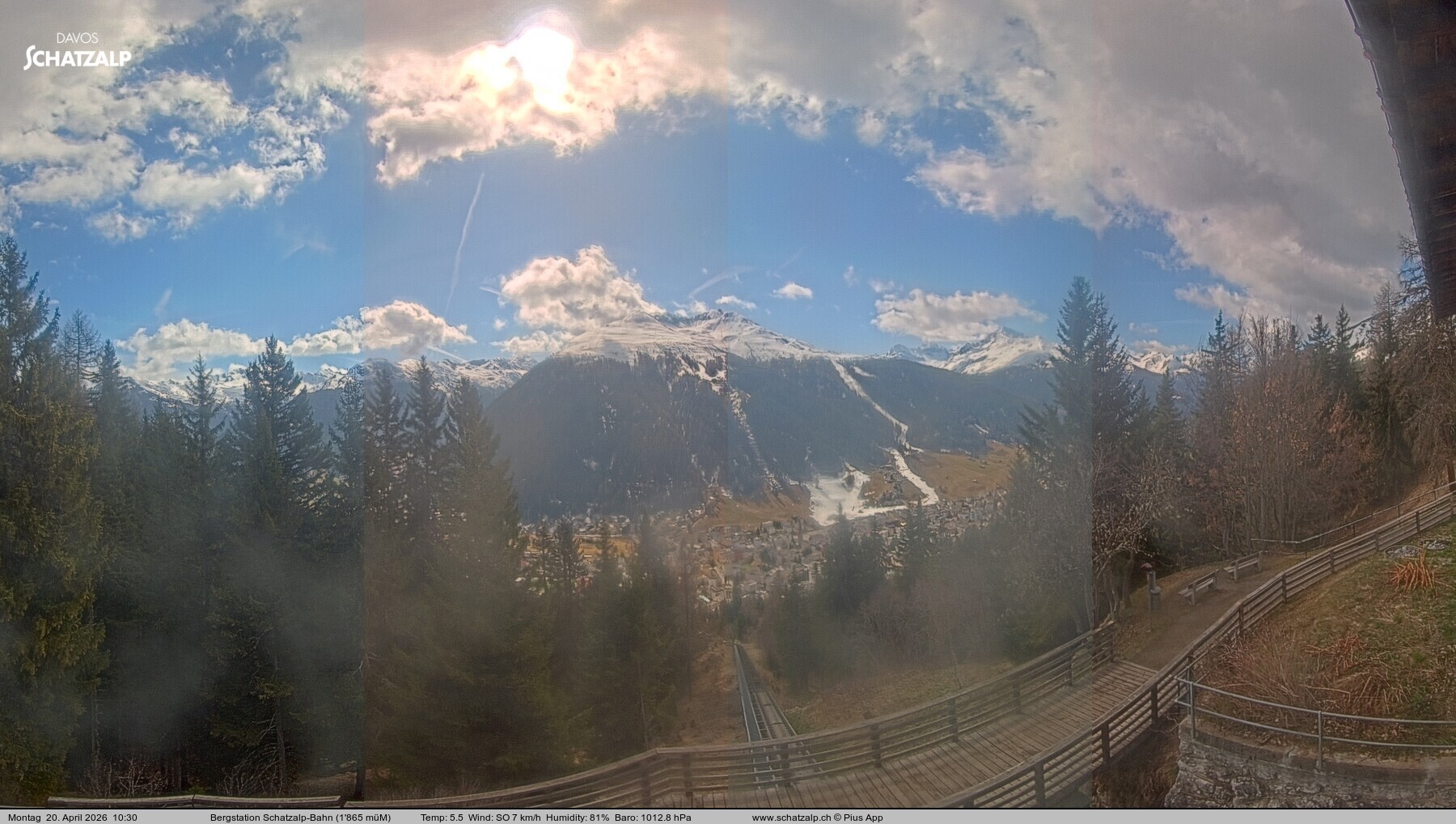 Archiv Foto Webcam Schatzalp