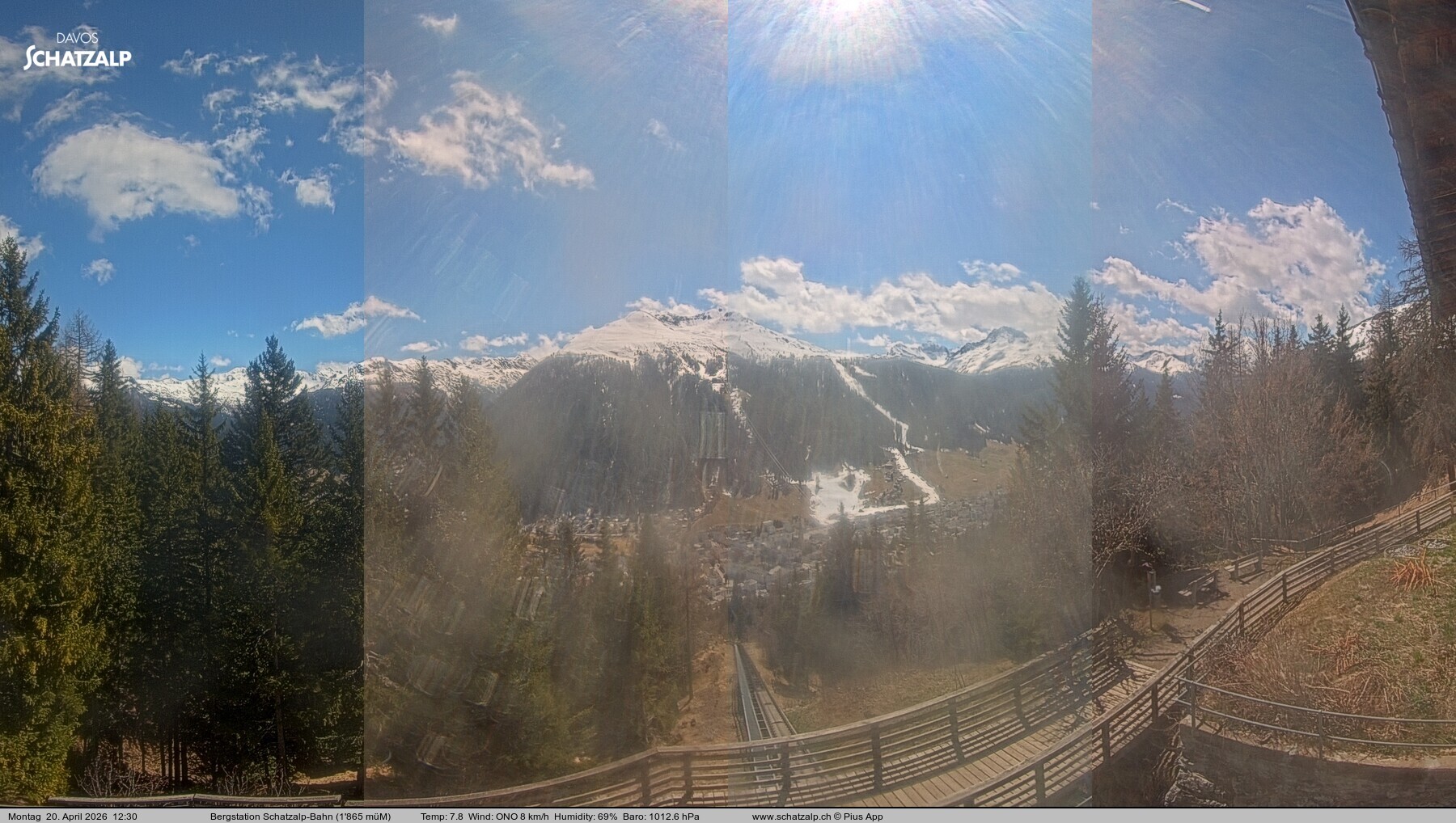 Archiv Foto Webcam Schatzalp