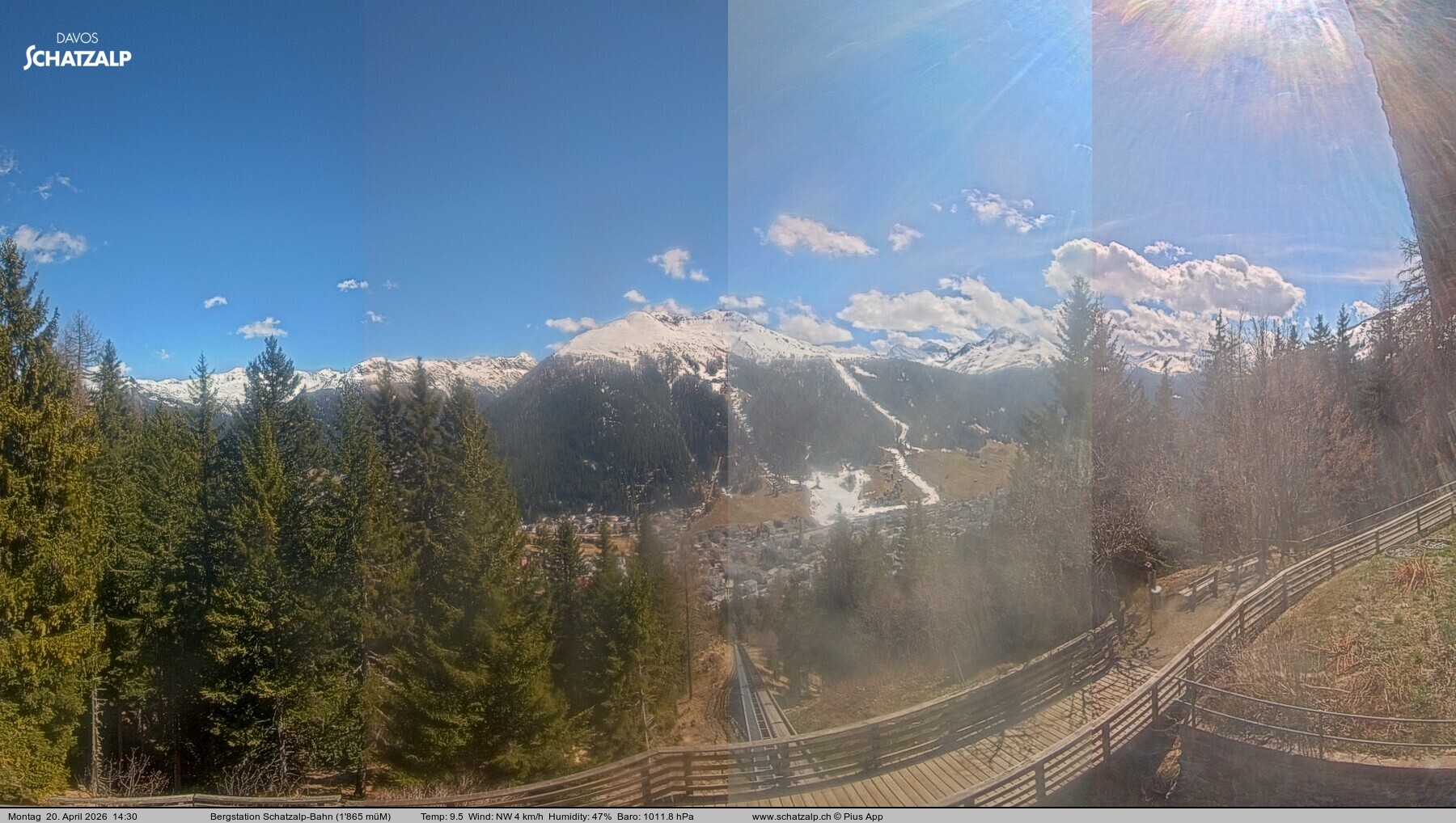 Archiv Foto Webcam Schatzalp