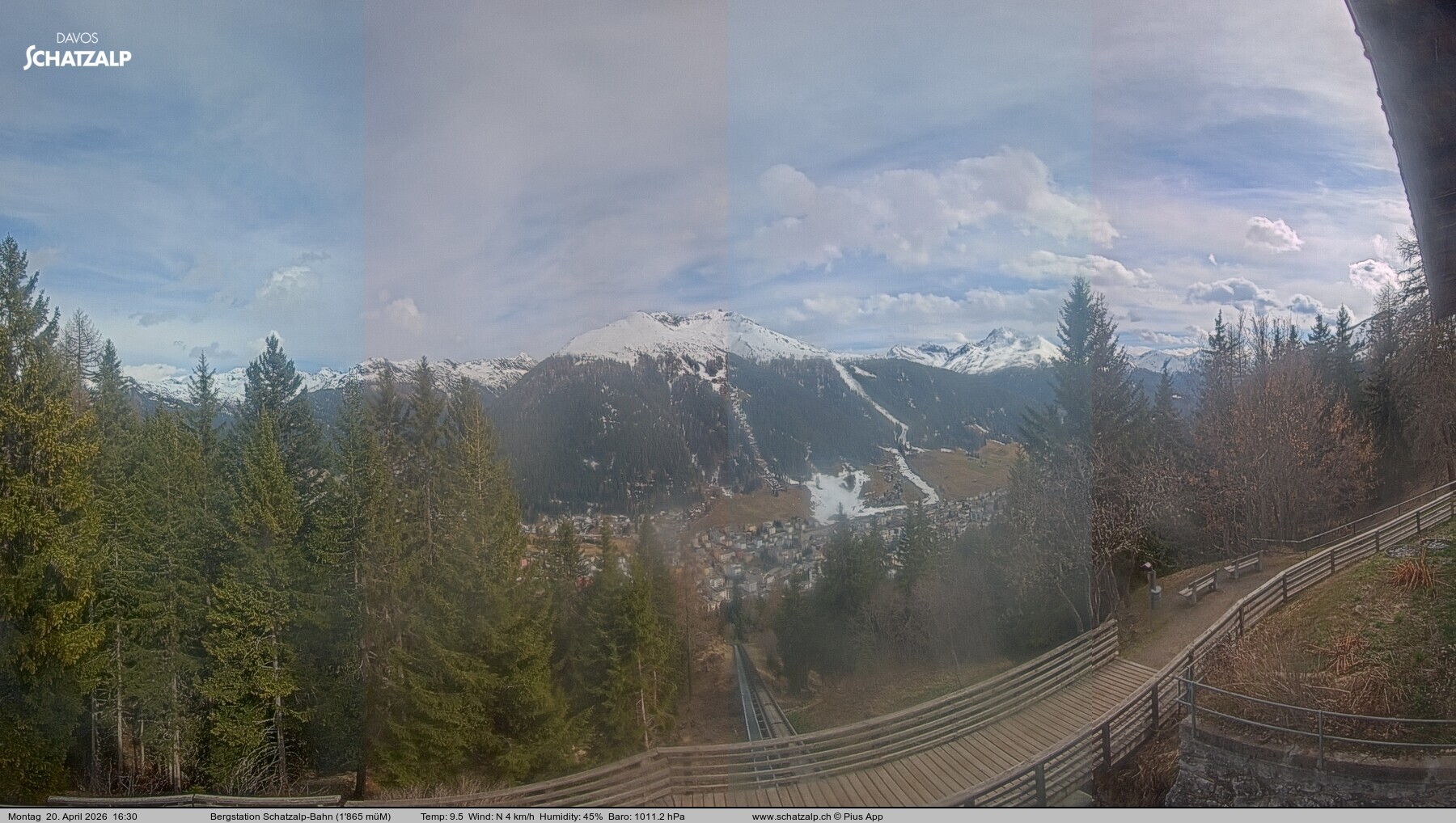 Archiv Foto Webcam Schatzalp