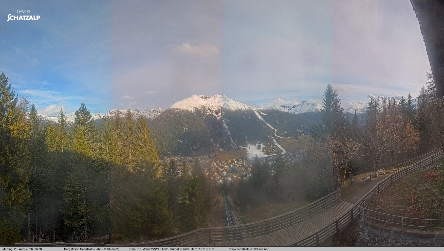 Archiv Foto Webcam Schatzalp