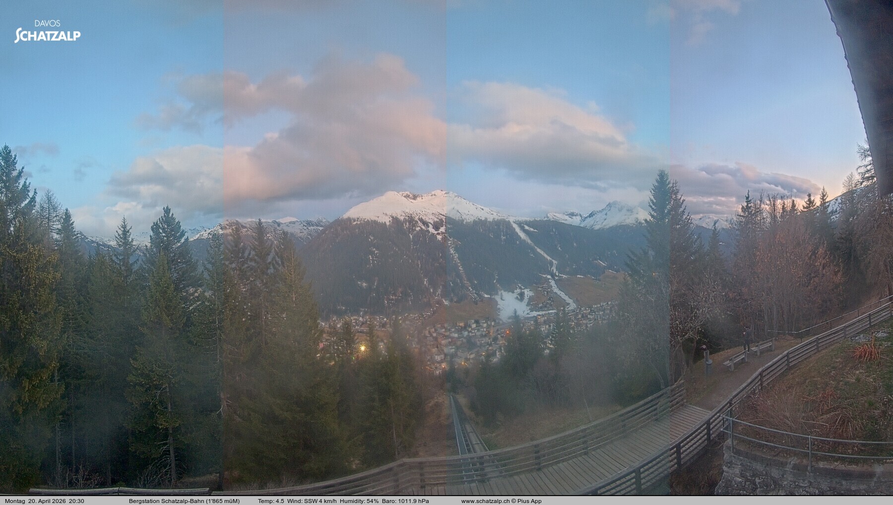 Archiv Foto Webcam Schatzalp