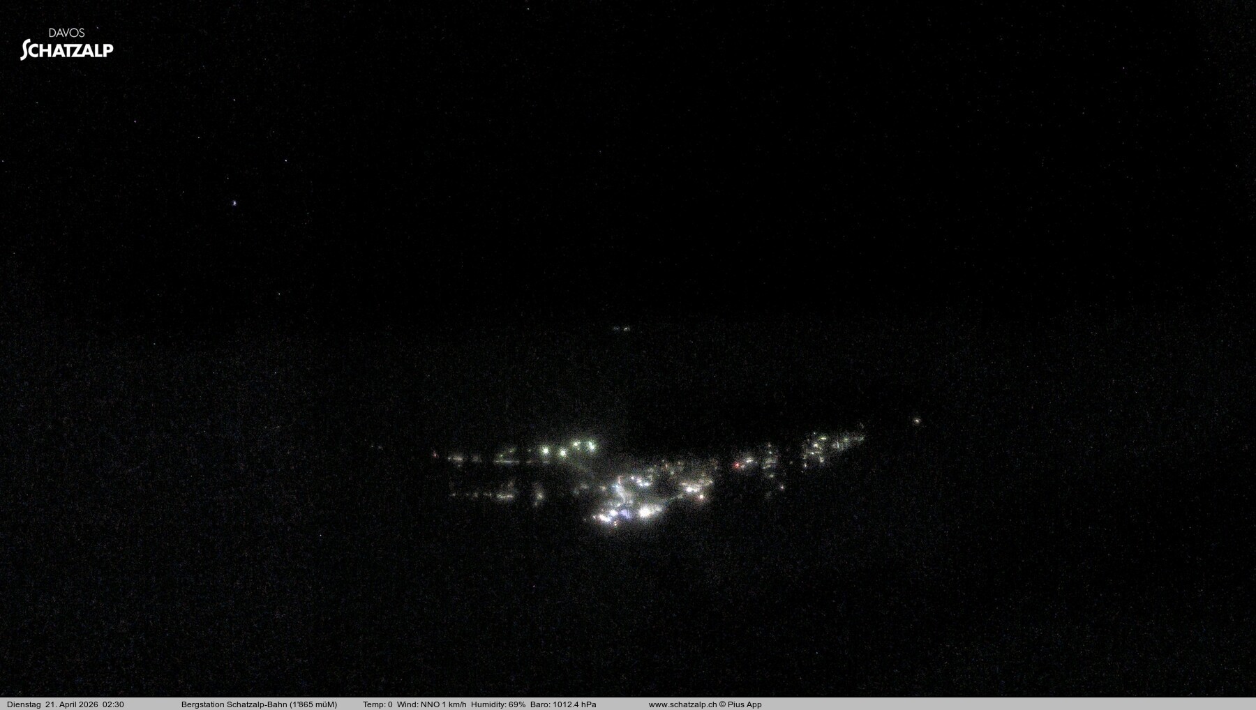 Archiv Foto Webcam Schatzalp