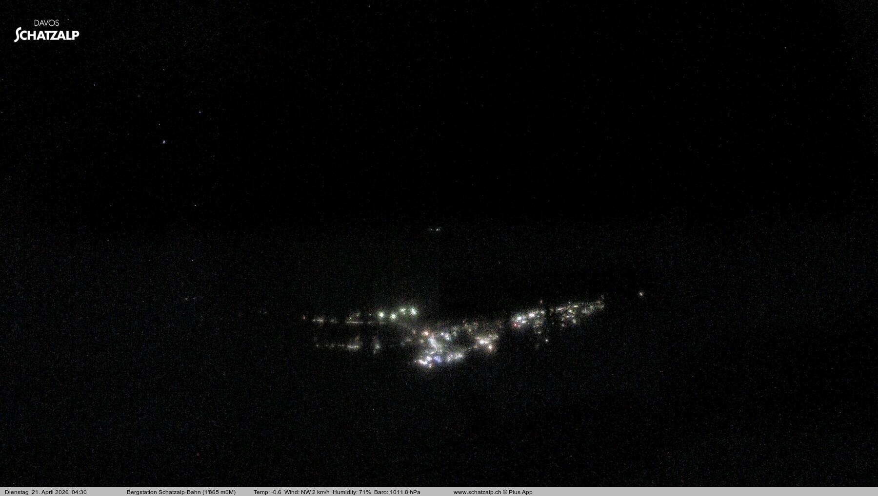 Archiv Foto Webcam Schatzalp