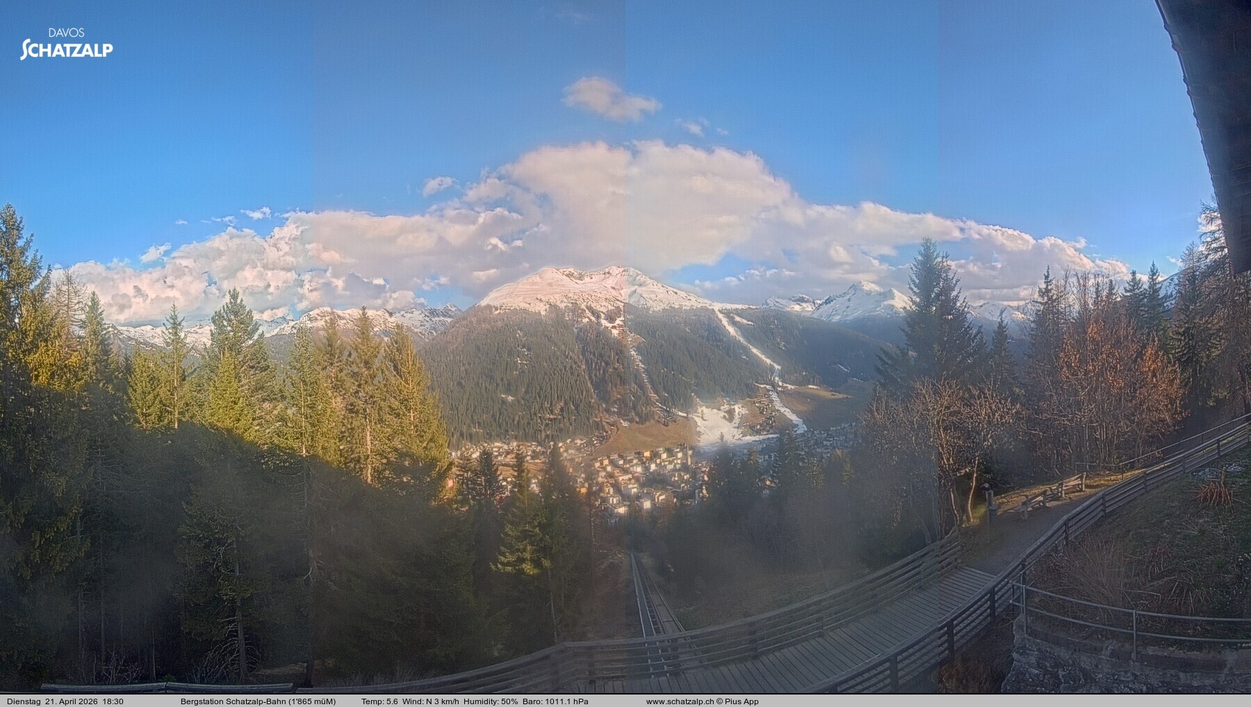 Archiv Foto Webcam Schatzalp