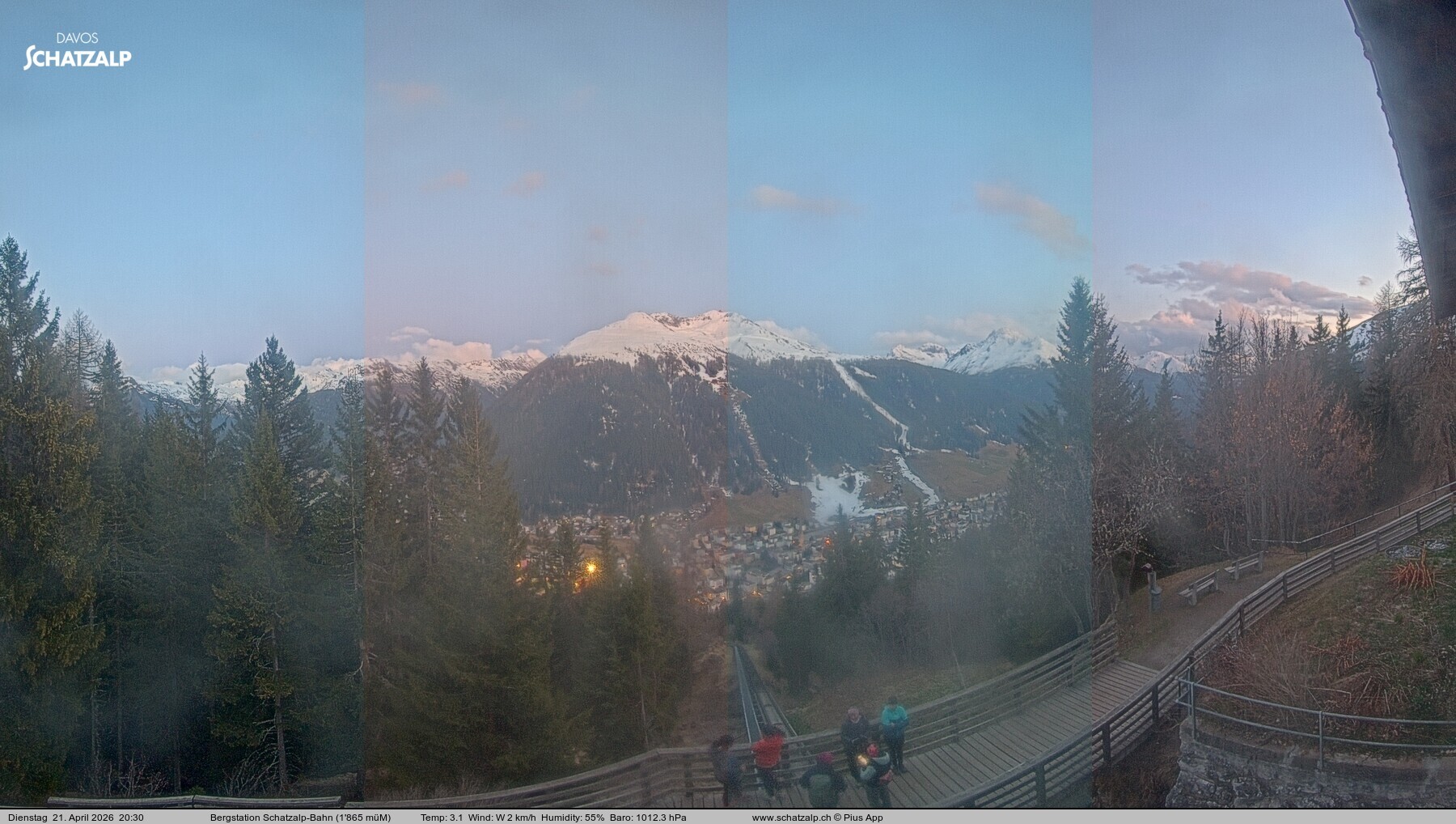 Archiv Foto Webcam Schatzalp