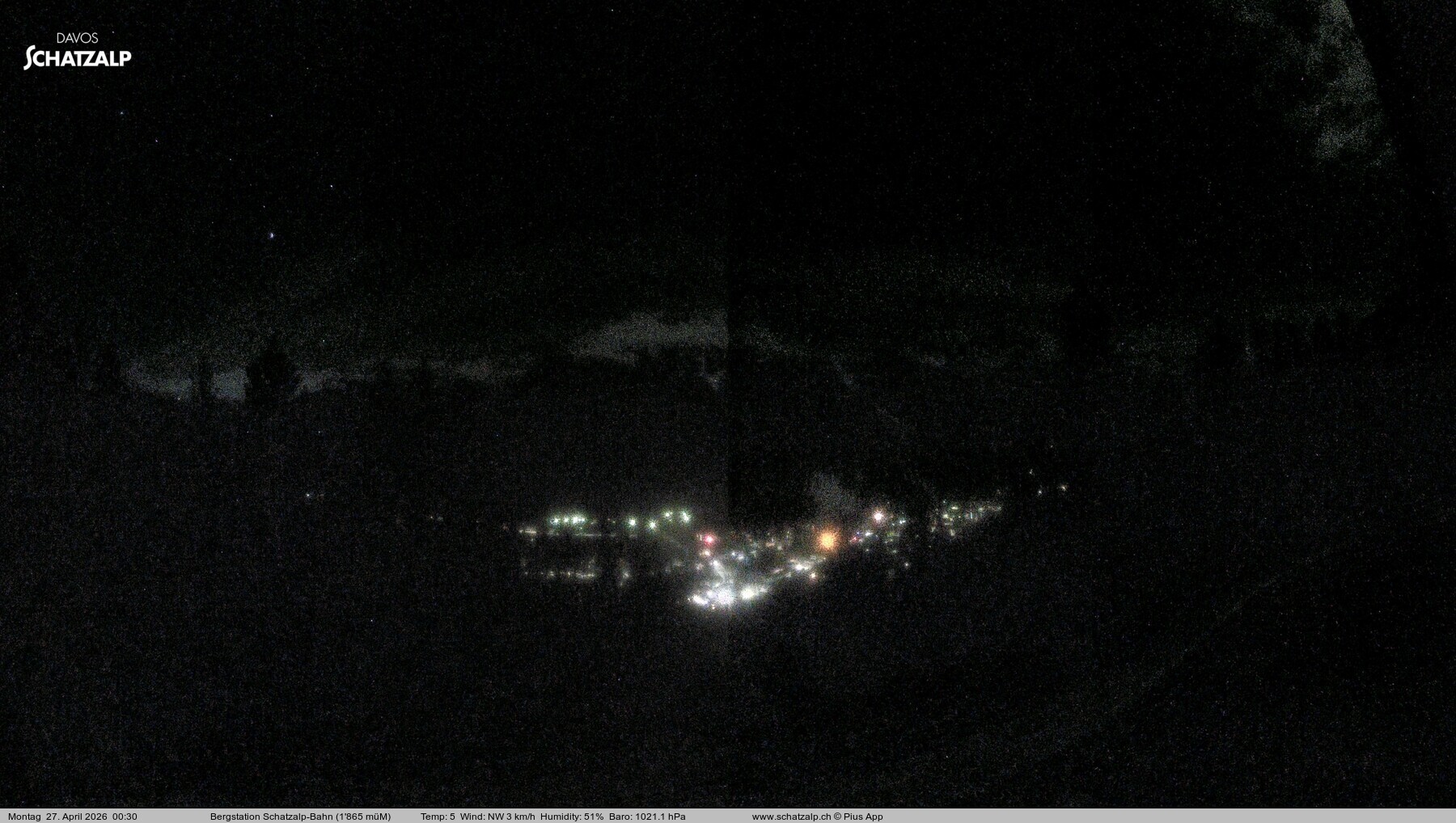 Archived image Webcam at Schatzalp