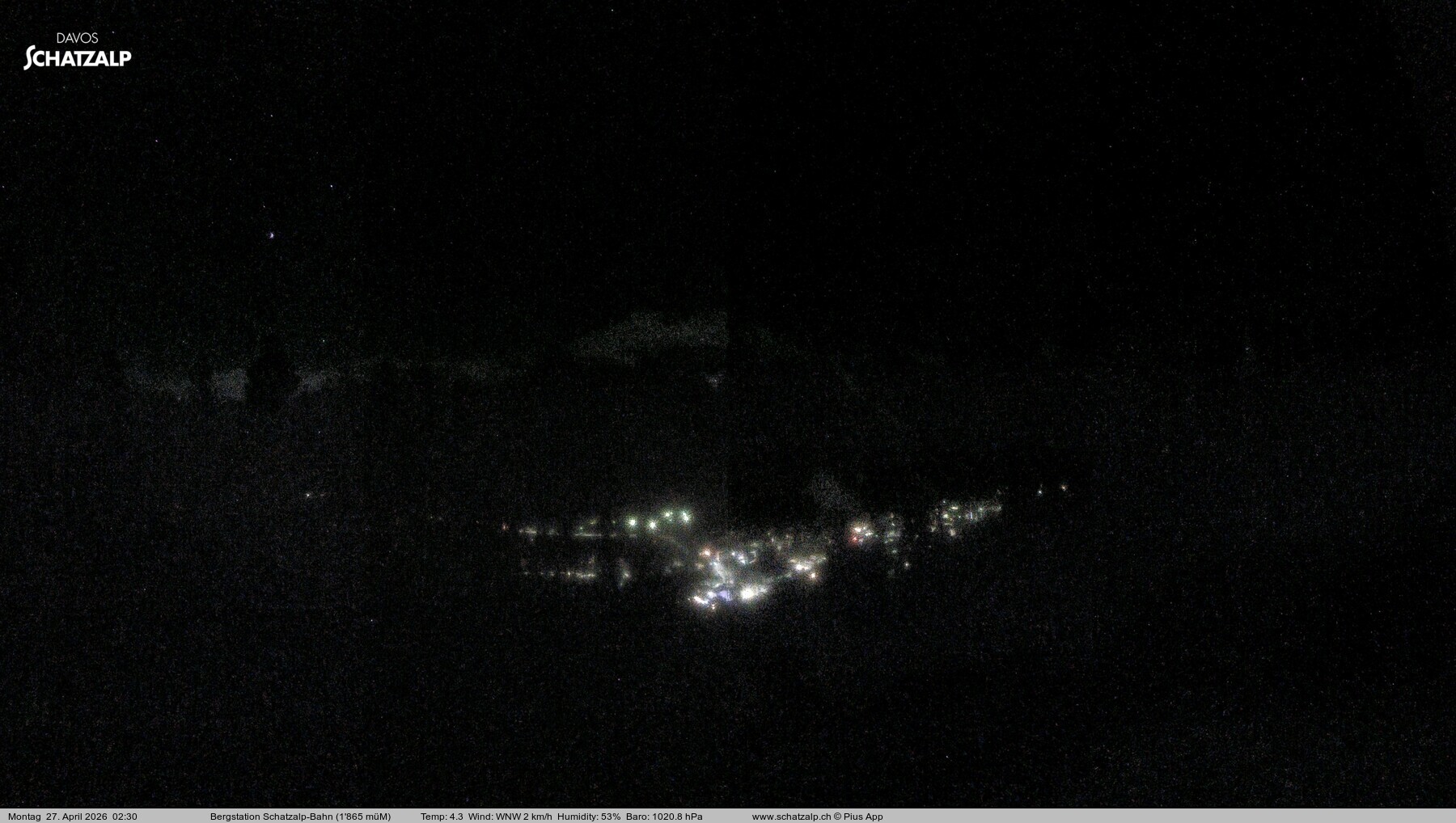 Archived image Webcam at Schatzalp