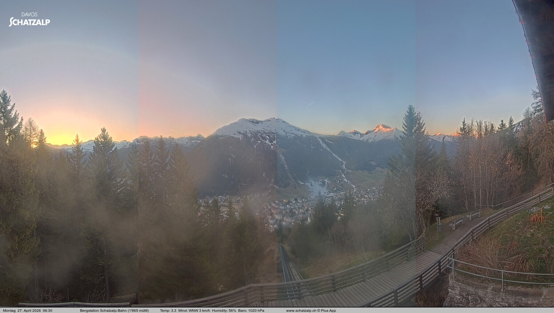 Archived image Webcam at Schatzalp