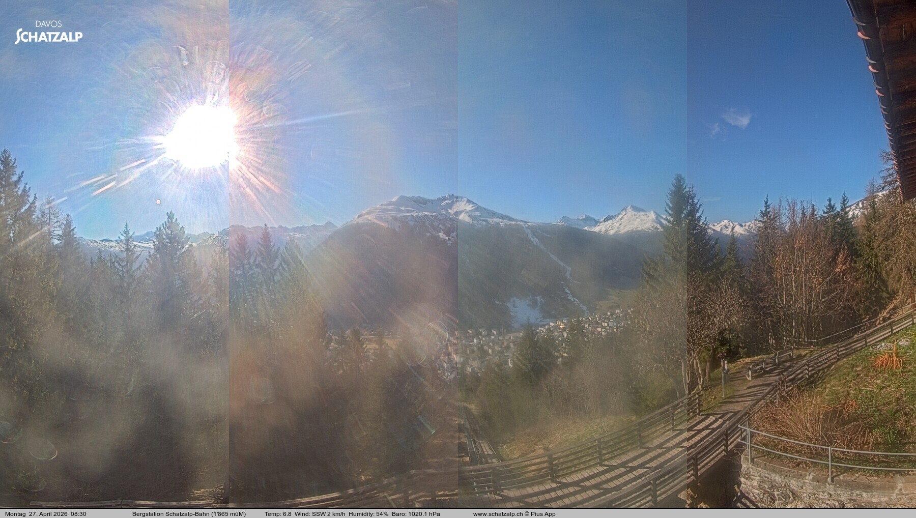 Archived image Webcam at Schatzalp