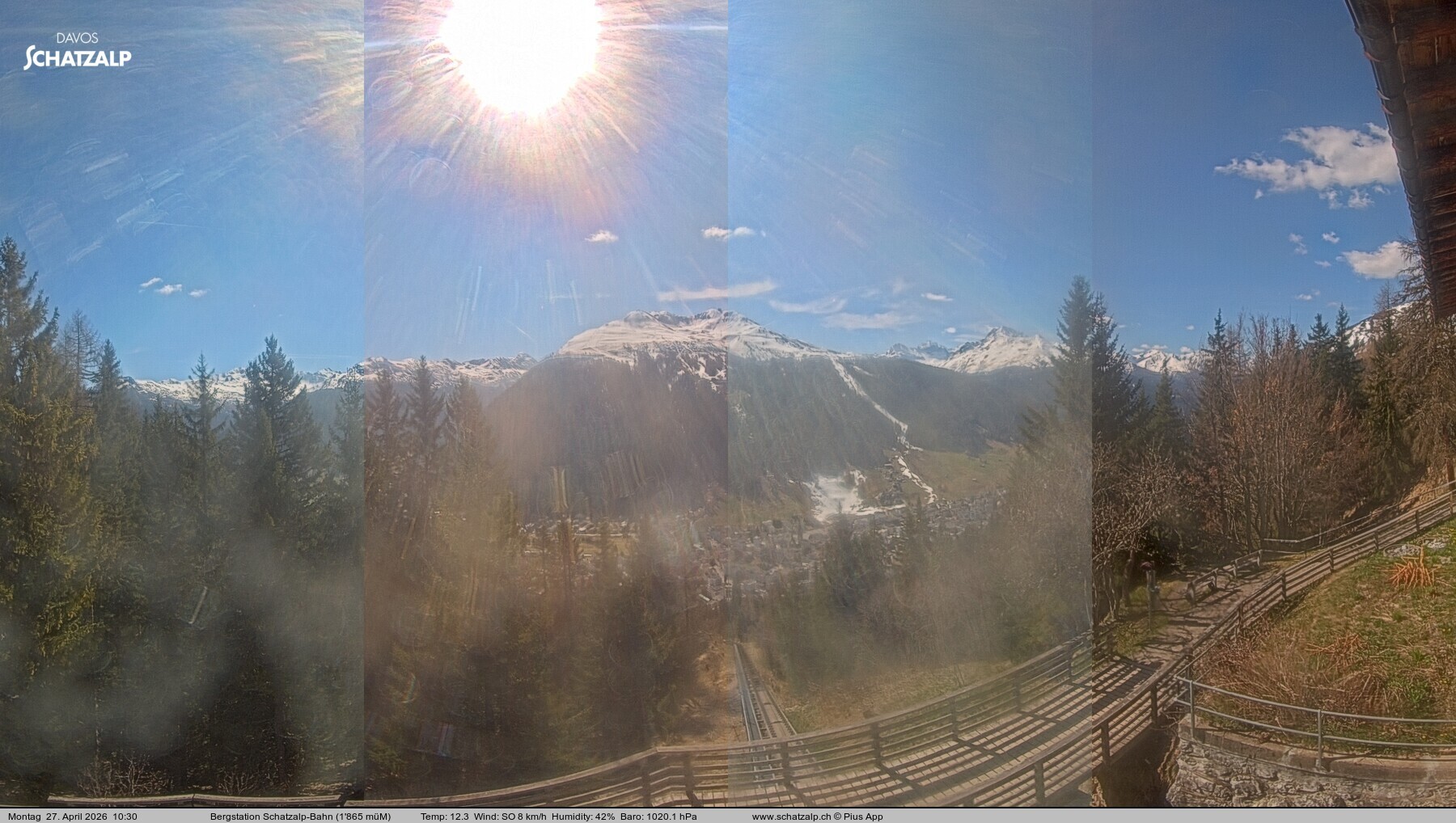 Archived image Webcam at Schatzalp