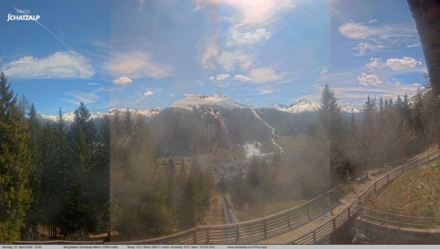 Archived image Webcam at Schatzalp