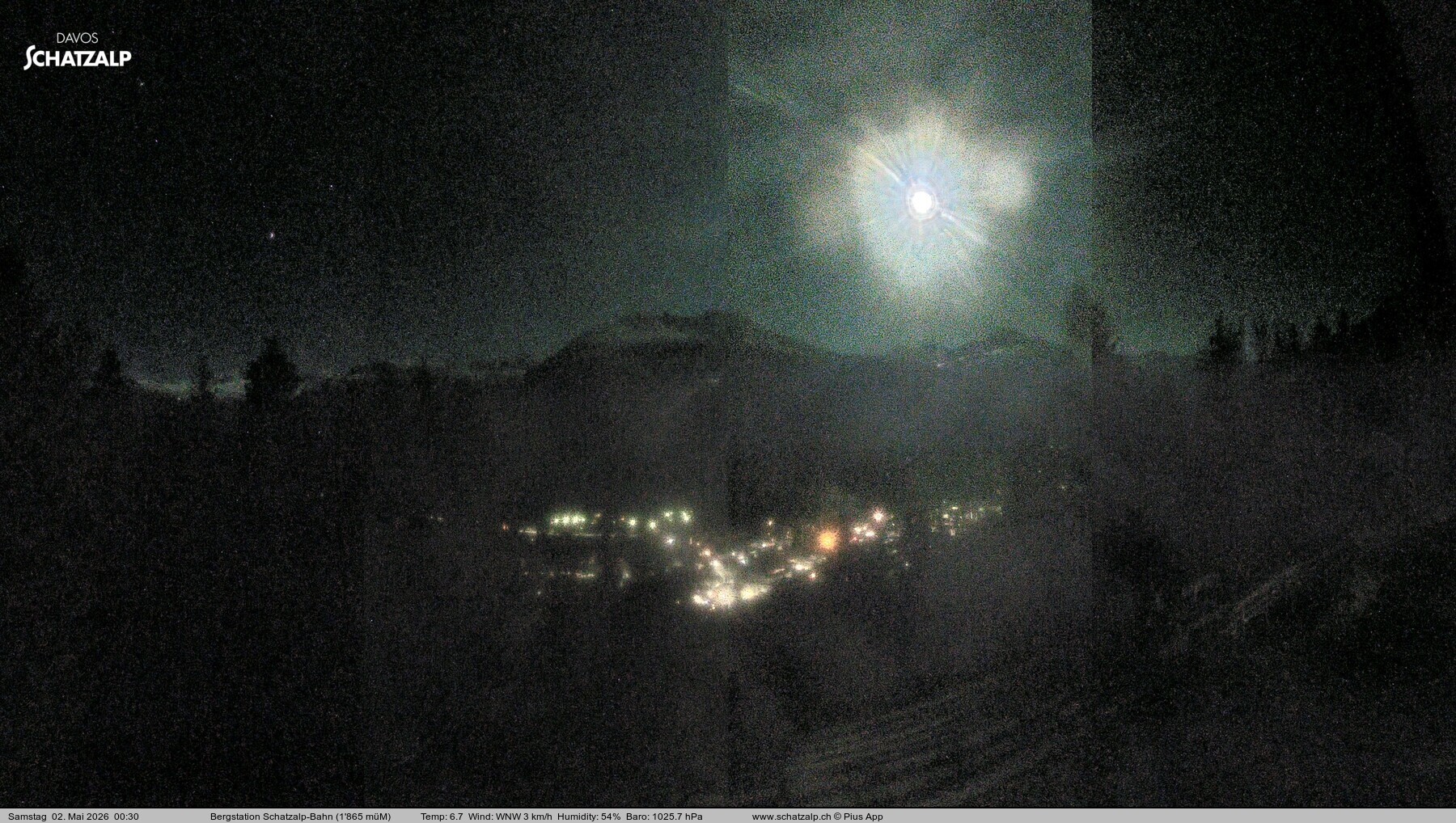 Archived image Webcam at Schatzalp