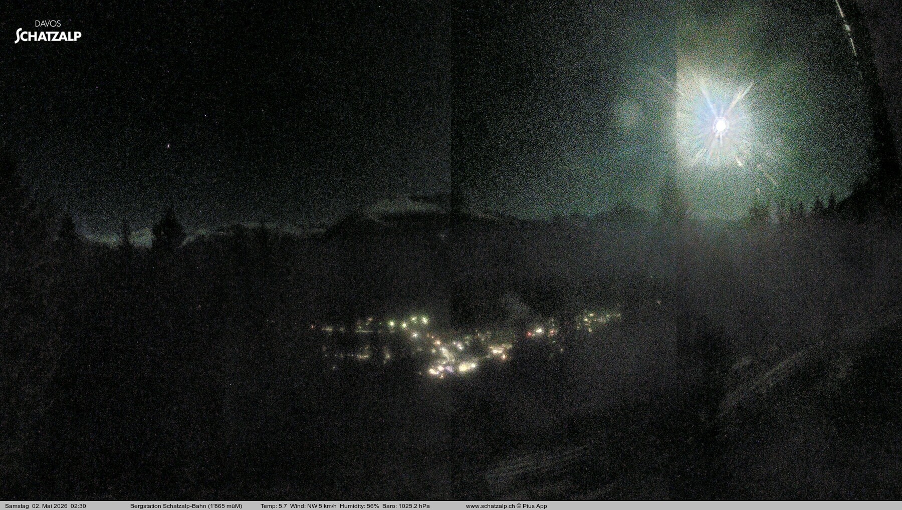 Archived image Webcam at Schatzalp