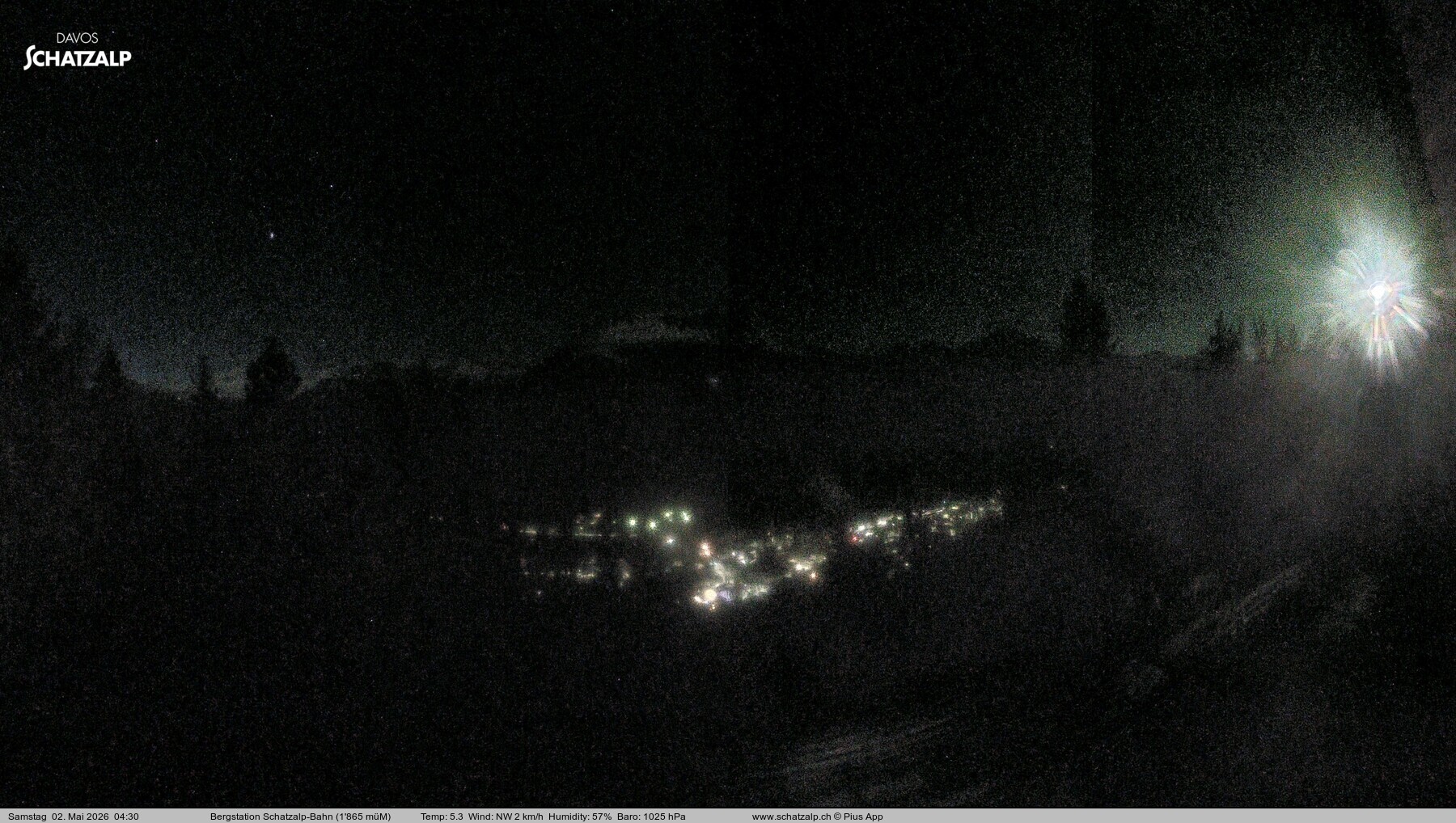 Archived image Webcam at Schatzalp