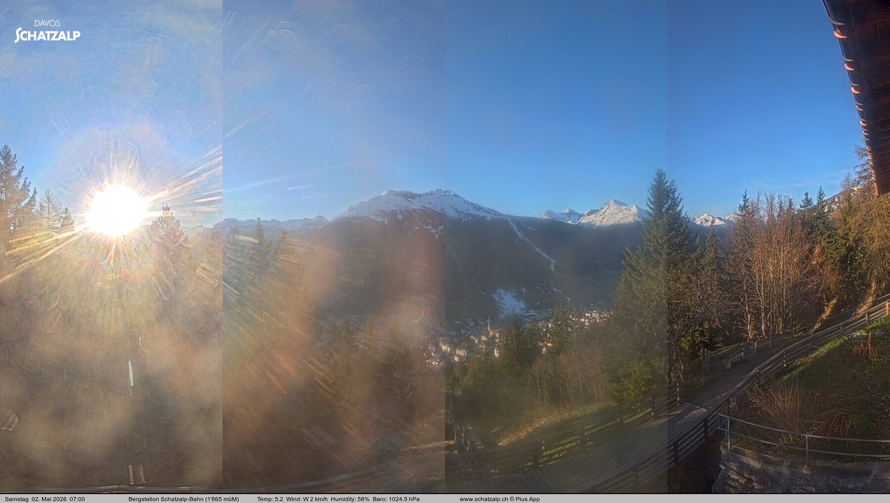 Archived image Webcam at Schatzalp