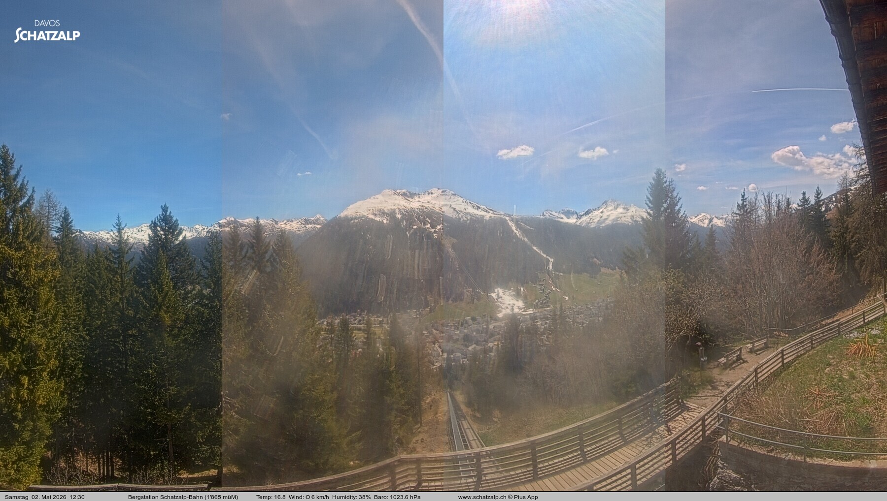 Archiv Foto Webcam Schatzalp